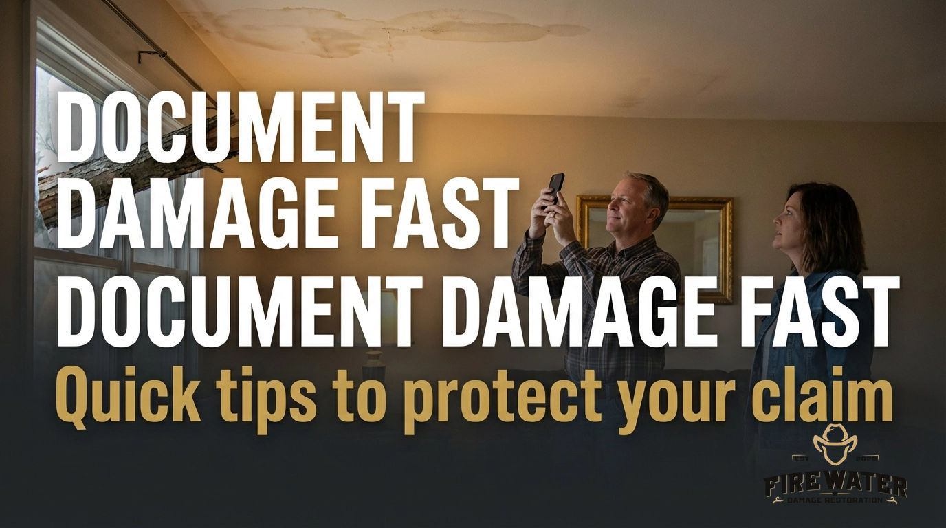 Firewater Damage Restoration | Garland TX