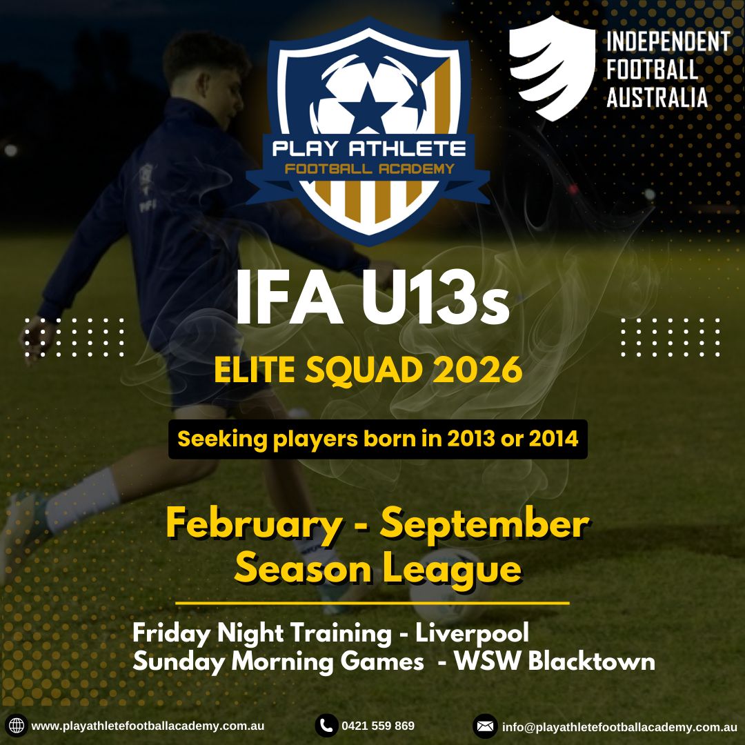 Play Athlete Football Academy | Casula NSW