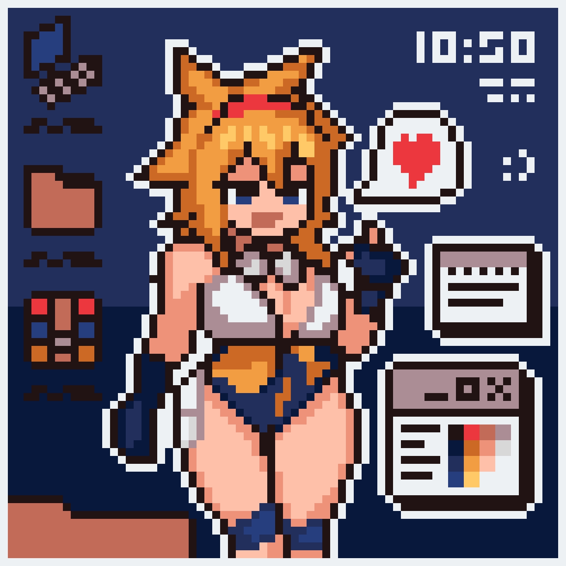 Pixel Art + | 72x72 14 colors | Facebook
