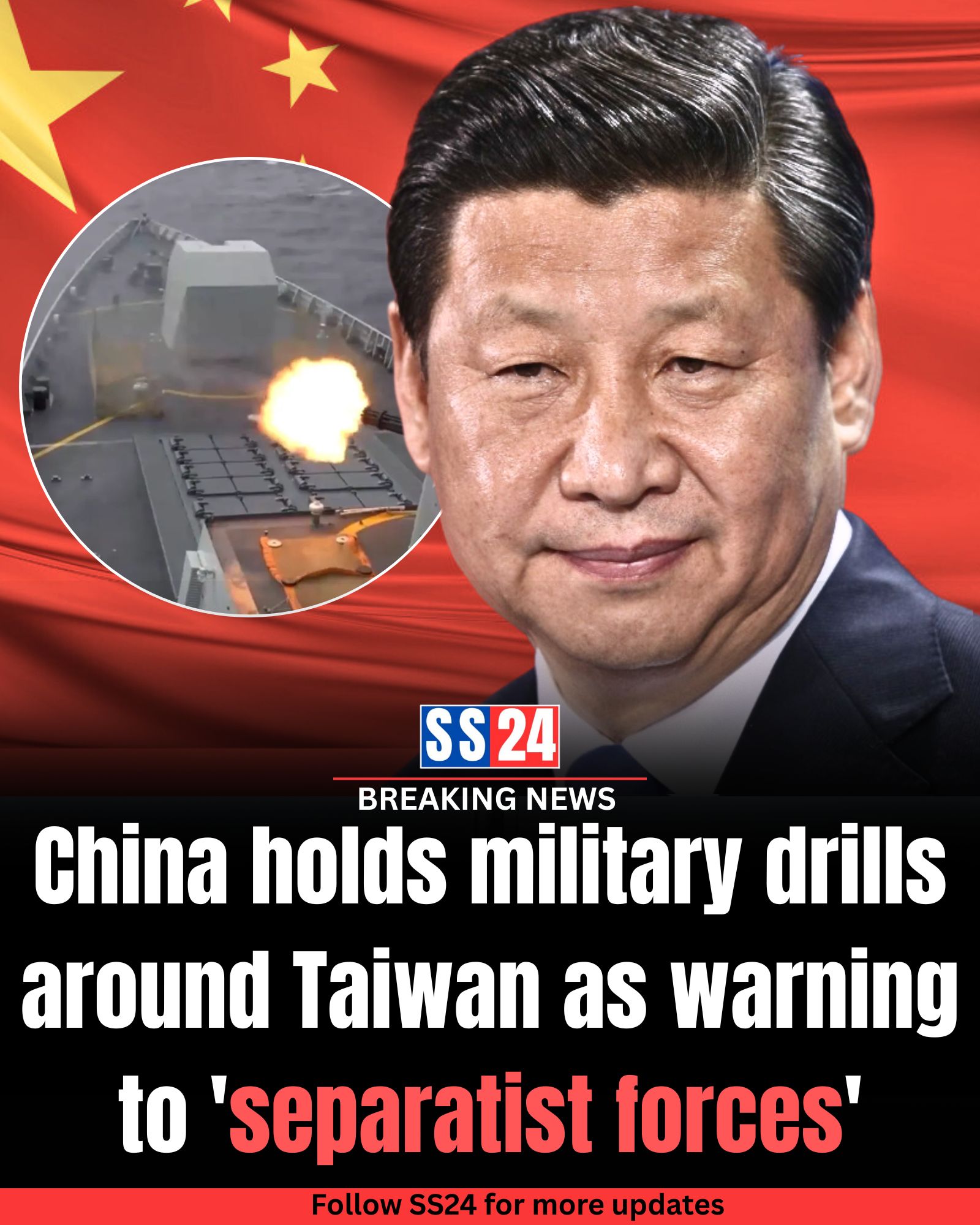 SS24 - 🔴 BREAKING: China Holds Military Drills Around Taiwan China ...