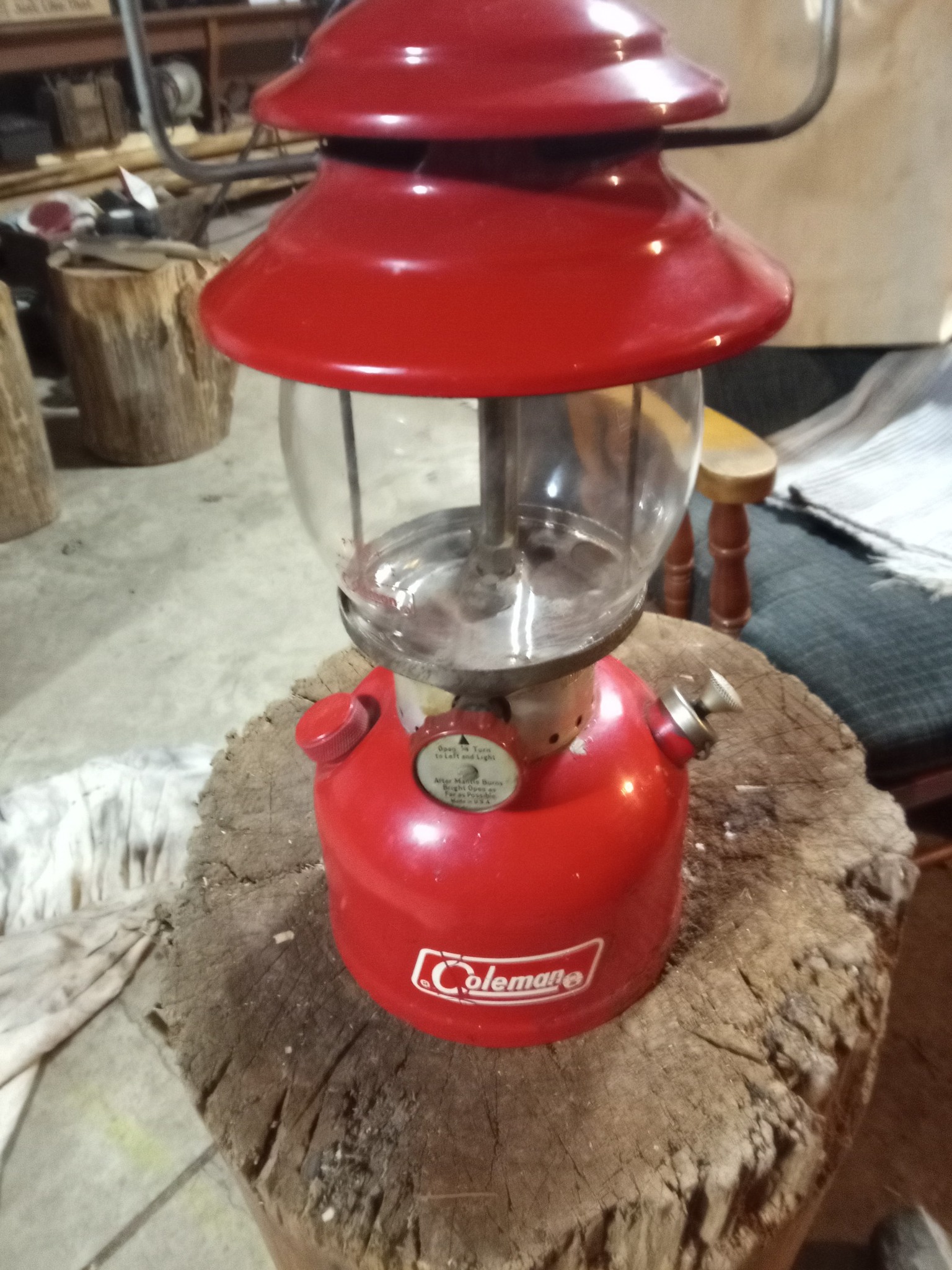 COLEMAN 200A TALL Ventilator lantern Black Color, enamel paint