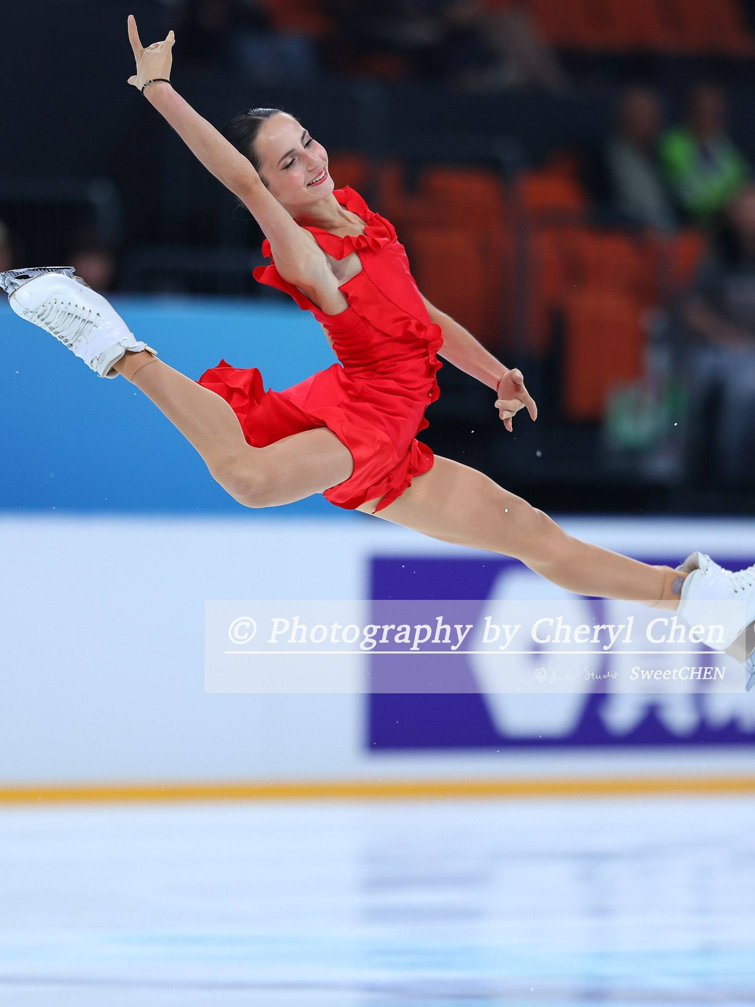 Sofia Dzepka Short Program photos at the Junior Grand Prix stage