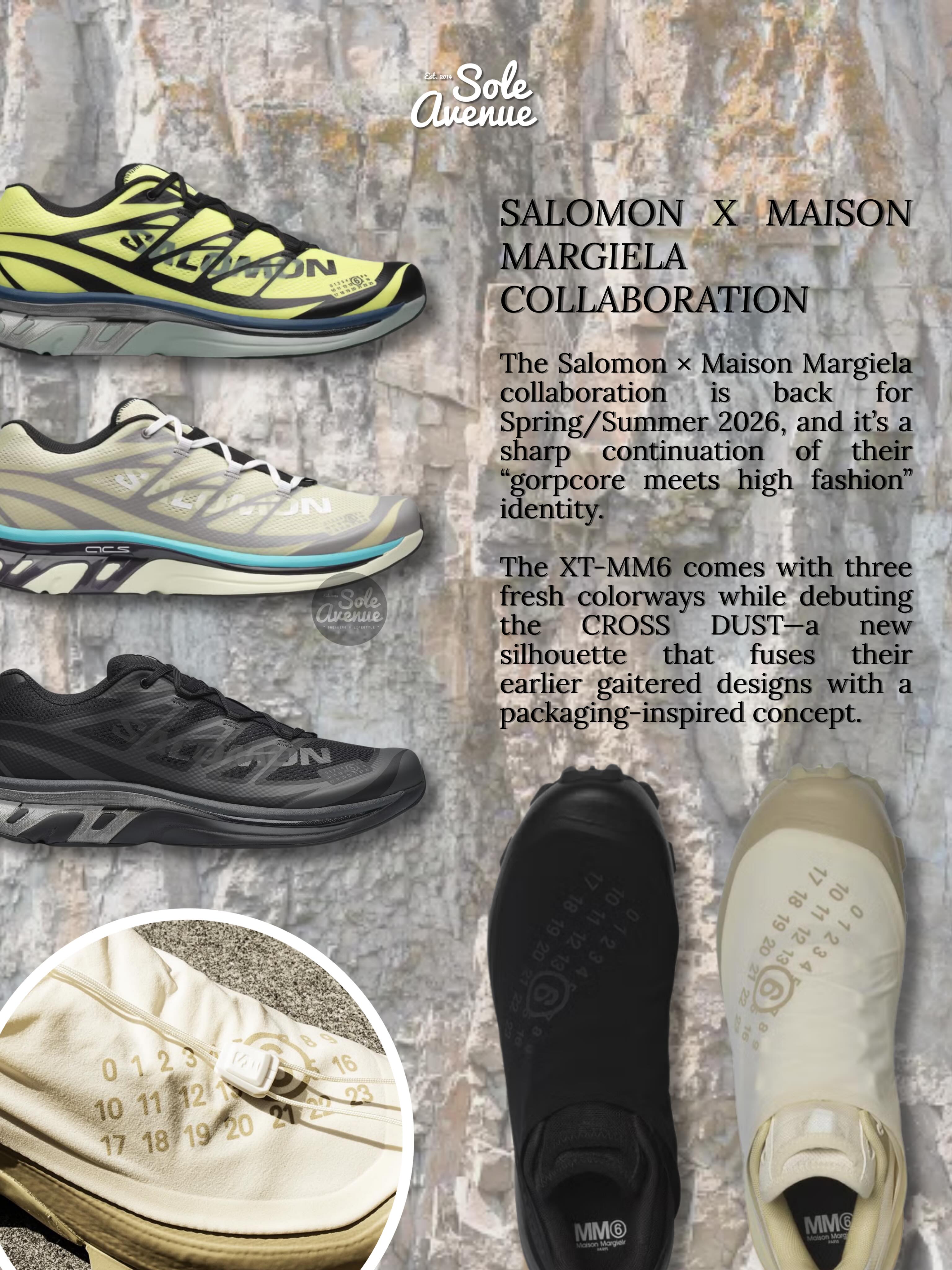 The Salomon × Maison Margiela collaboration is back for Spring 