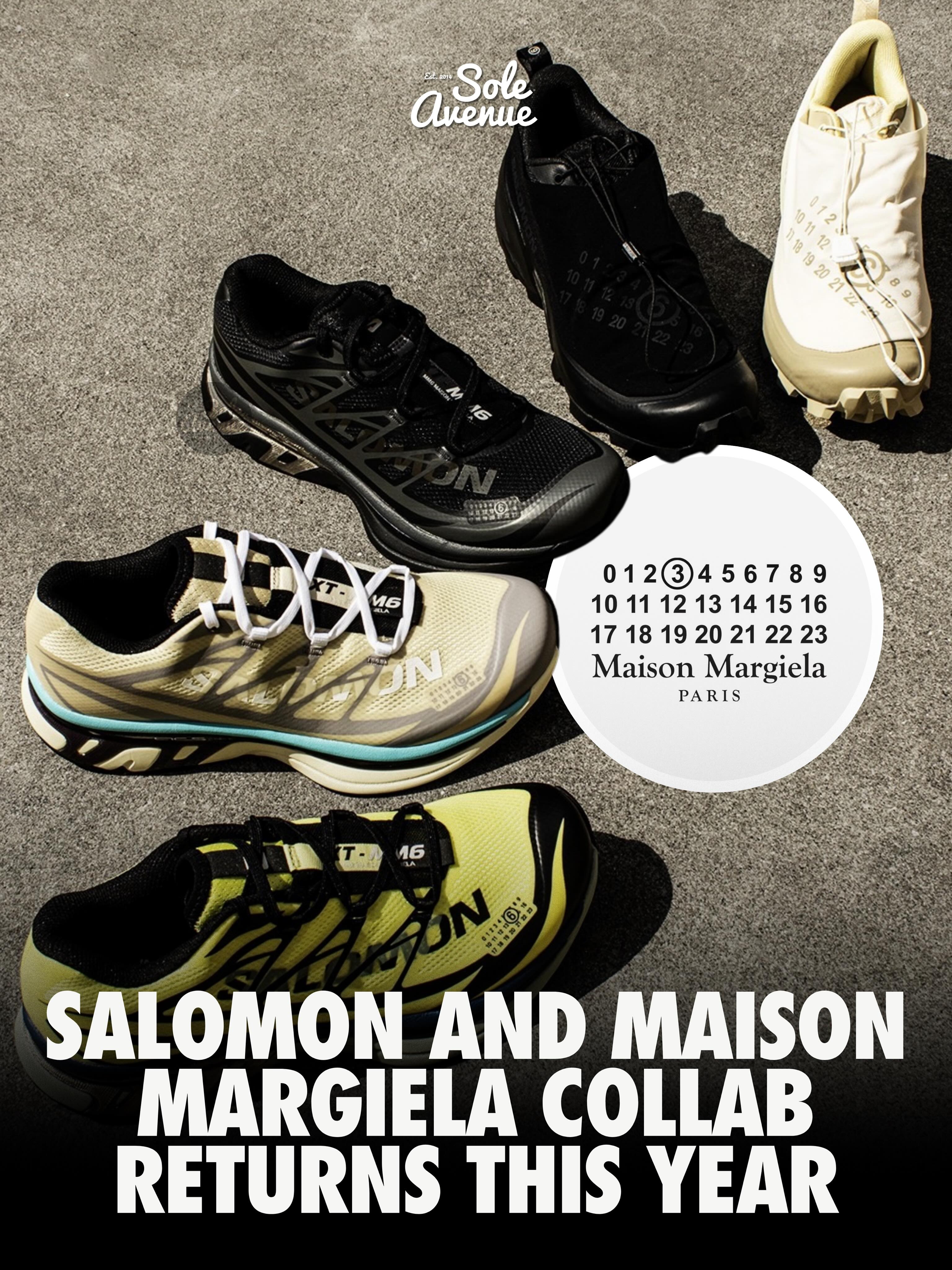 The Salomon × Maison Margiela collaboration is back for Spring 
