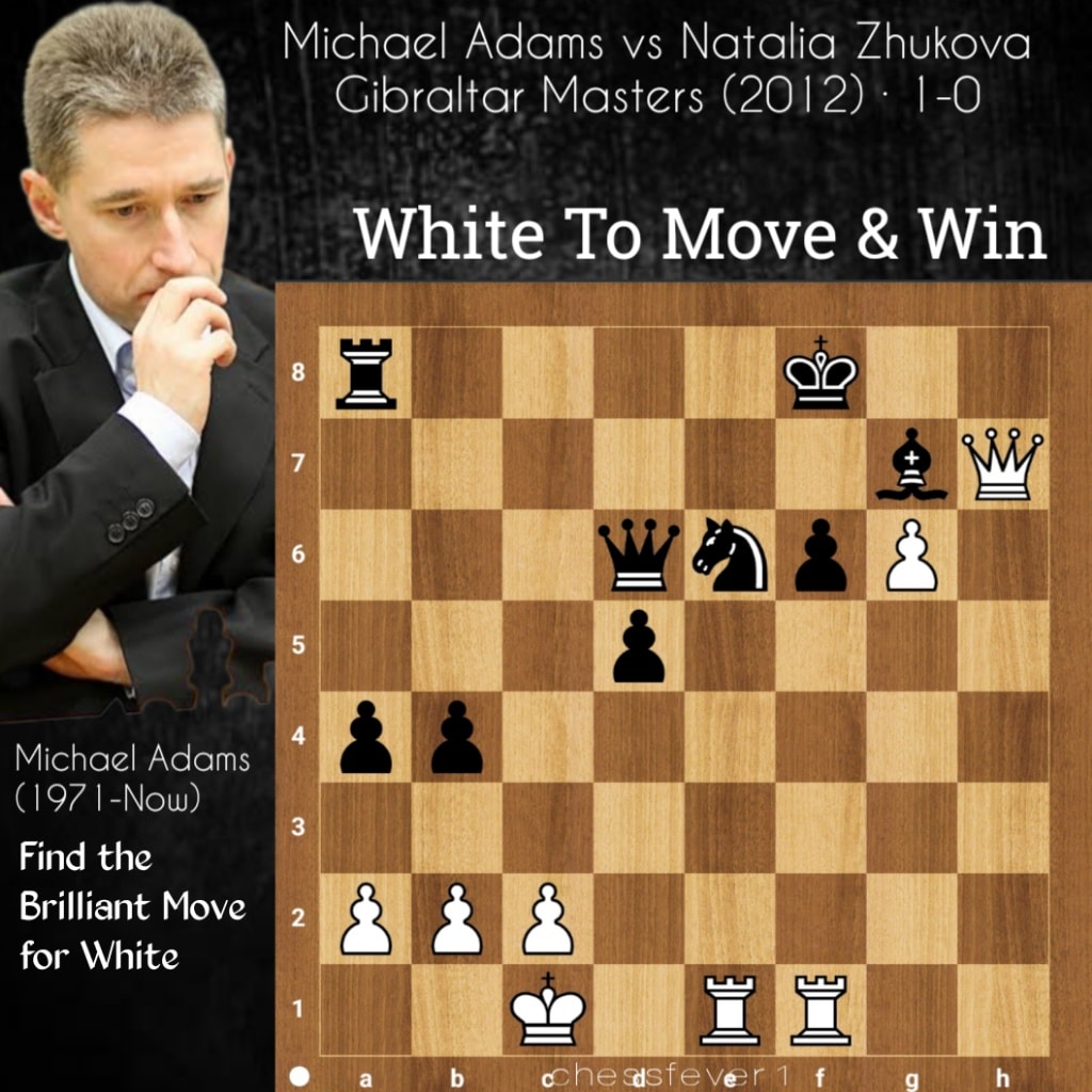 Chessfever1 - White To Move and Win 🤔 Can You Find the winning move