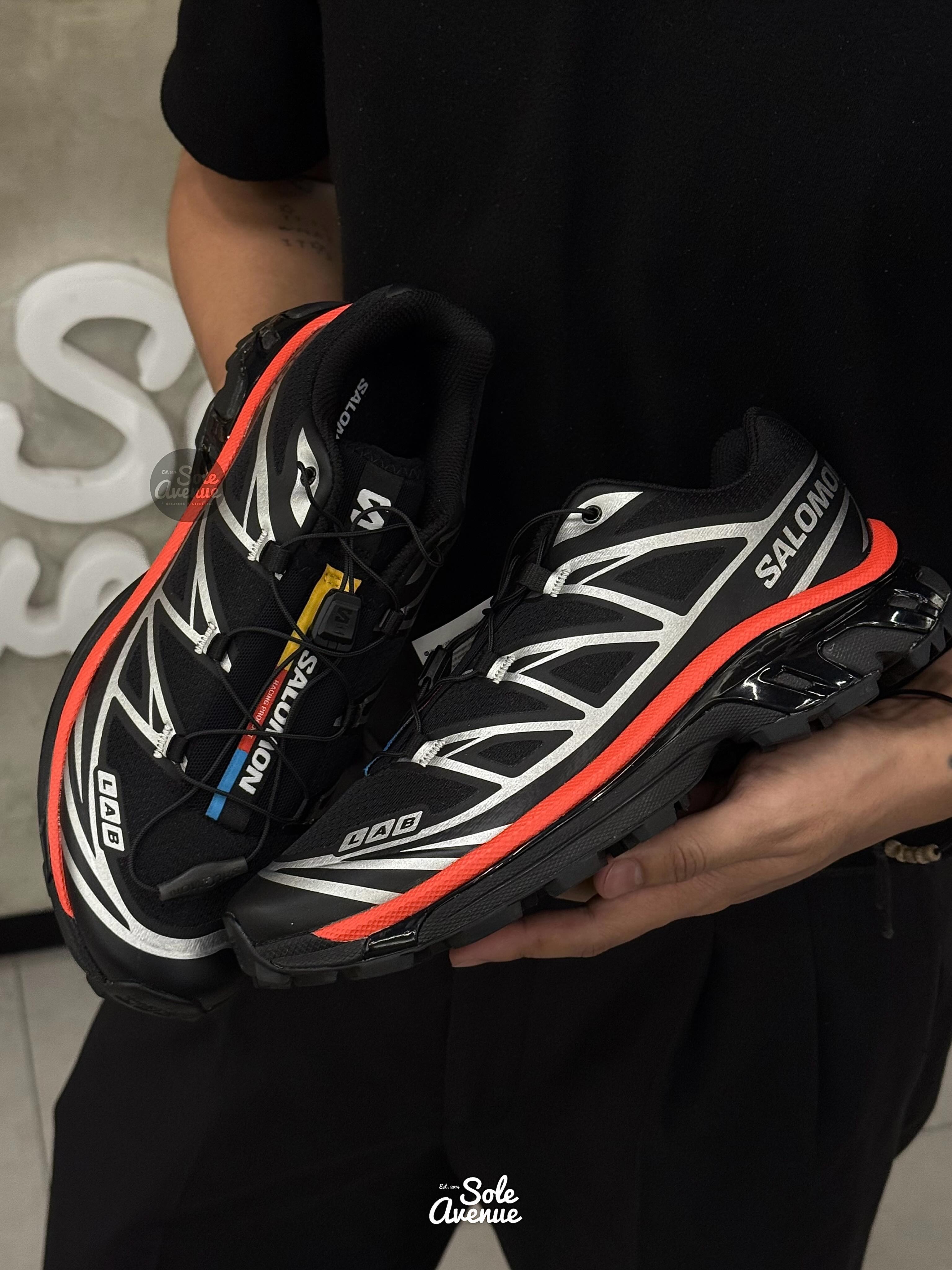 Exclusive Release] SALOMON XT-6 “Black Fiery Red Silver” ? Sole 