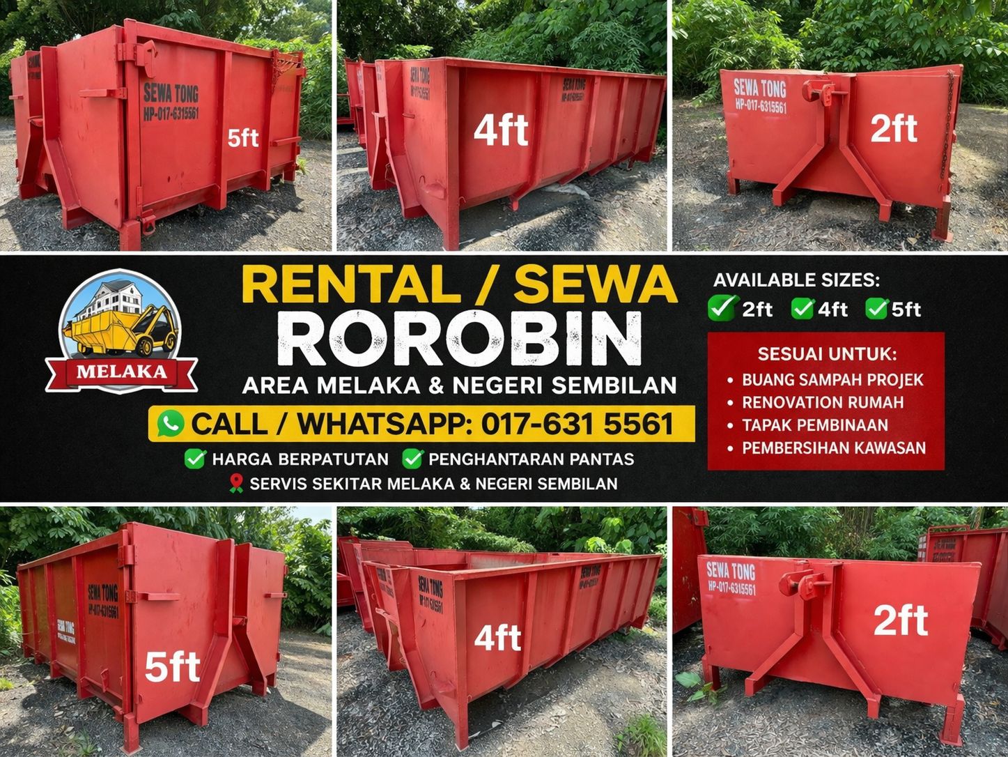 Rental/sewa rorobin melaka - murah | Alor Gajah