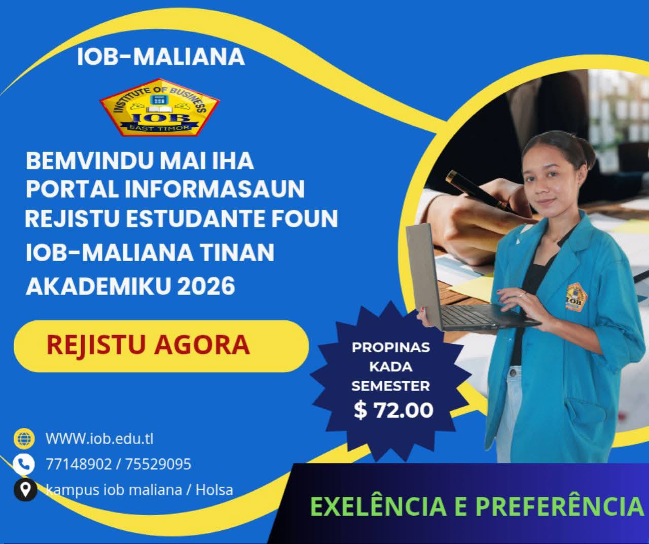 Mídia - INFORMASAUN SIMU ESTUDANTE FOUN IOB-MALIANA PERIODU 2026 ...