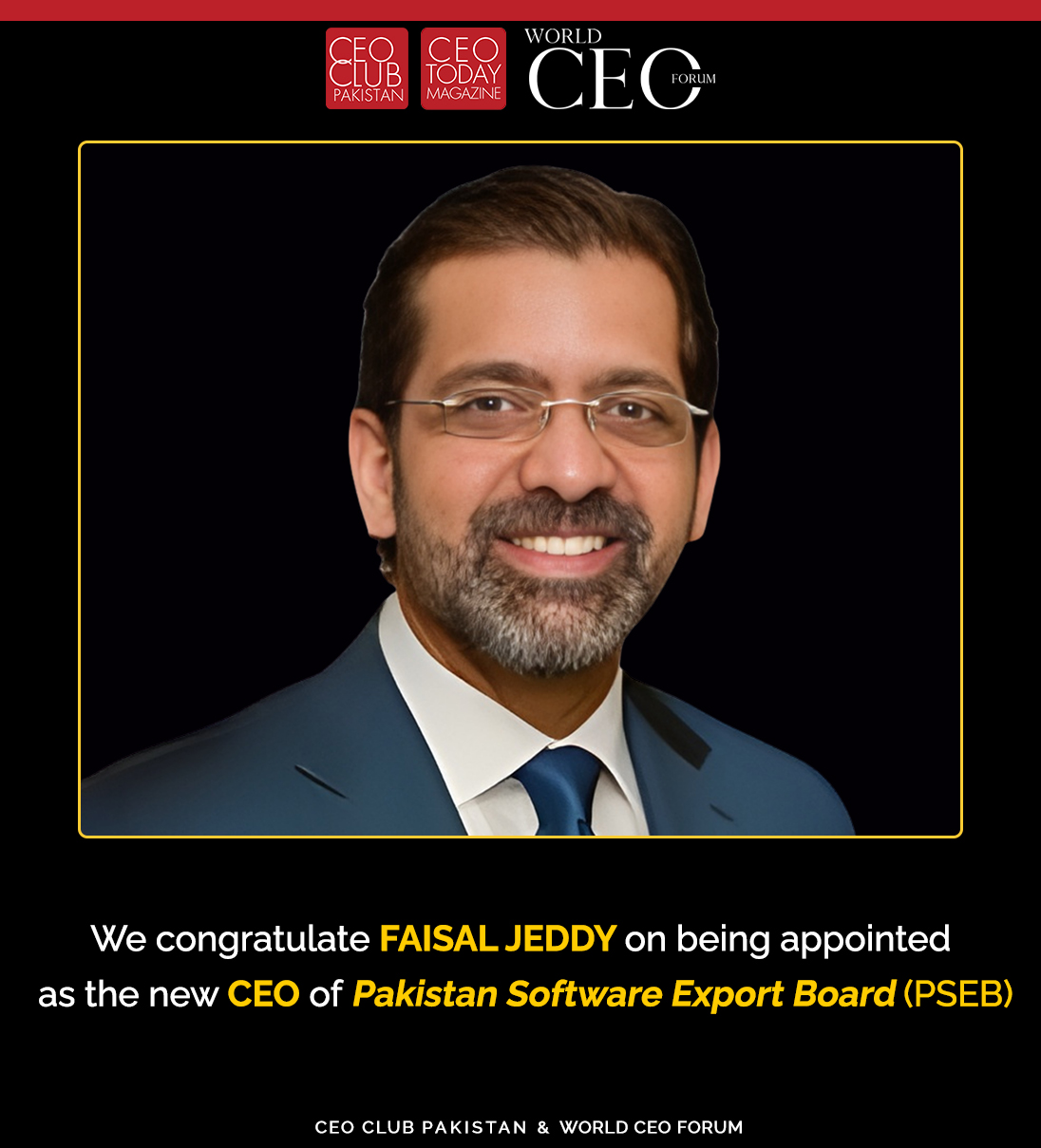 CEO - CEO Club Pakistan & World CEO Forum extend their heartfelt ...