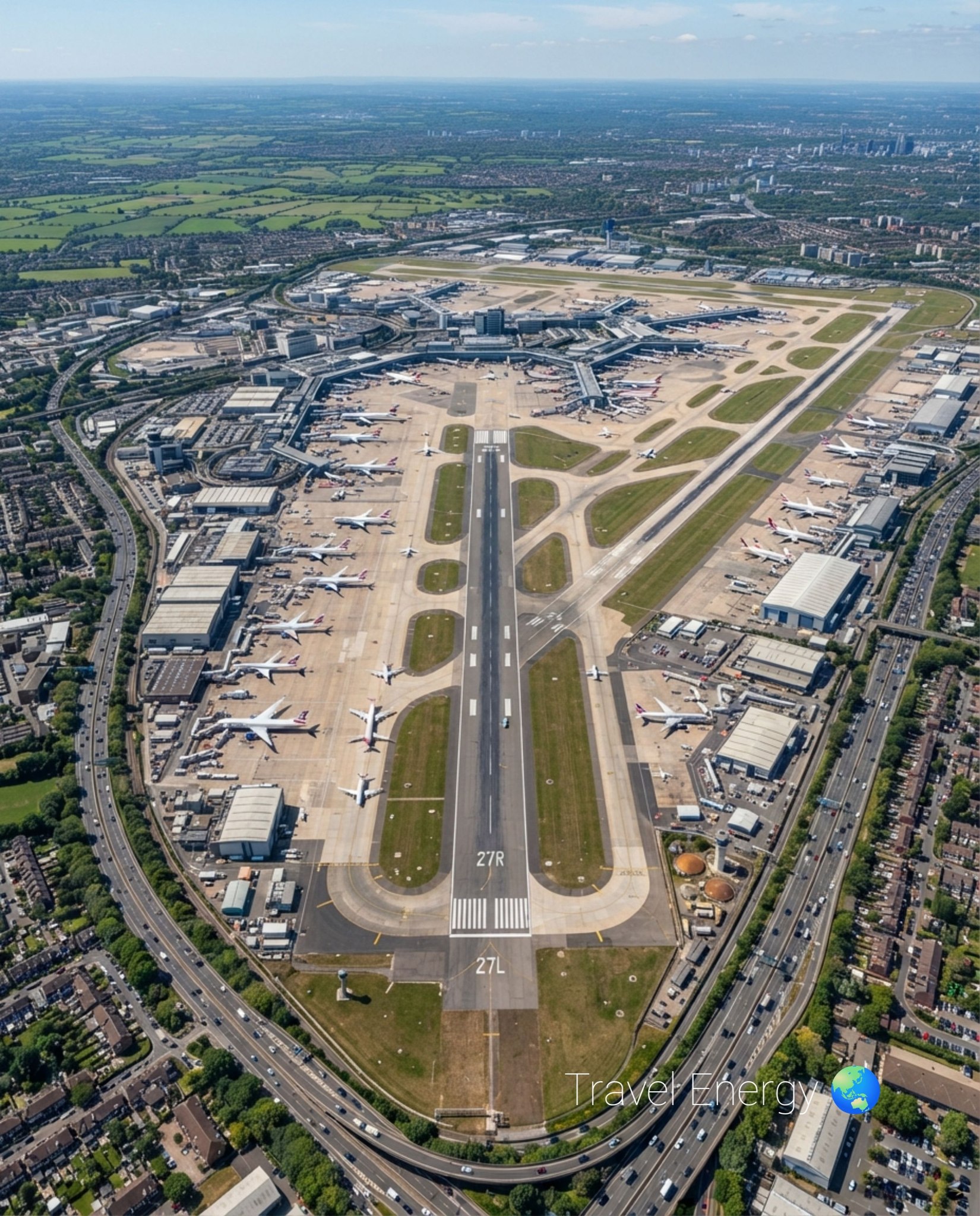Aviation meets suburbia! ✈️🏘️ Check out this stunning high