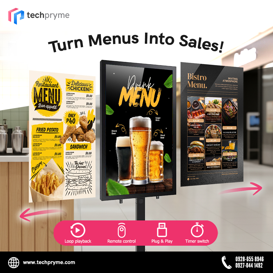 TechPryme - Upgrade your restaurant with eye-catching digital menu ...