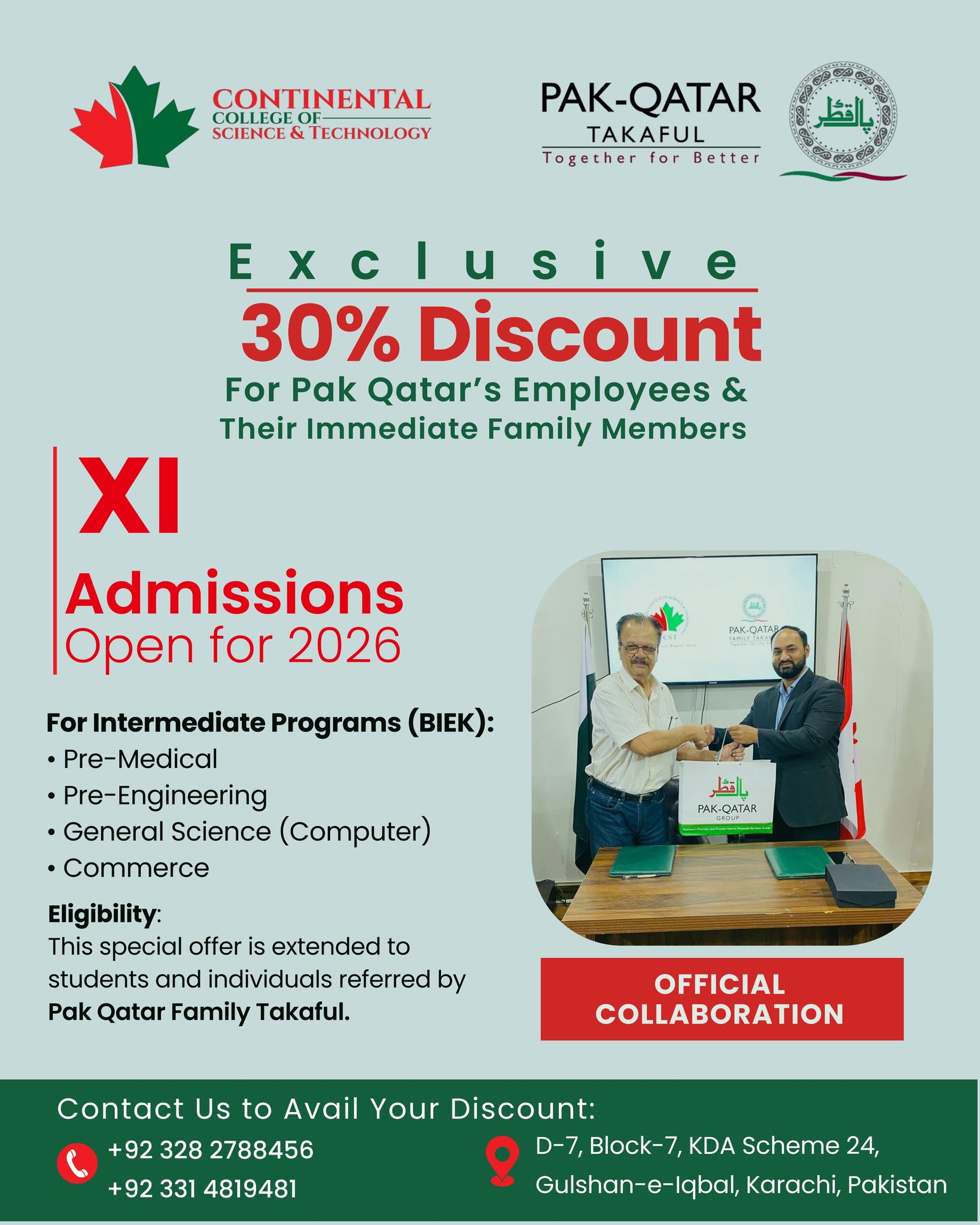 Continental College of Science & Technology | Karachi