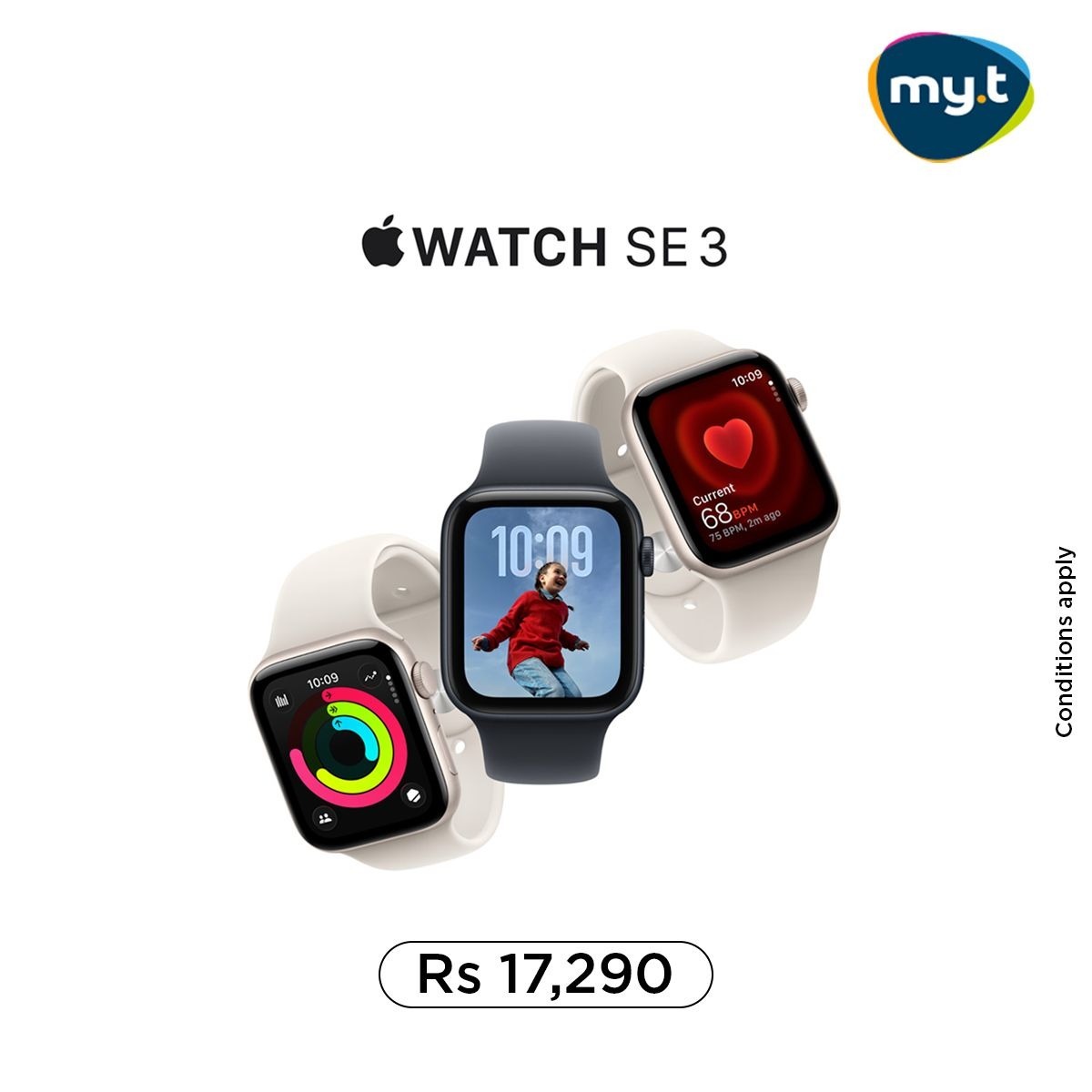 ✨Upgrade your wrist game with the new Apple Watch SE 3 GPS 44mm 