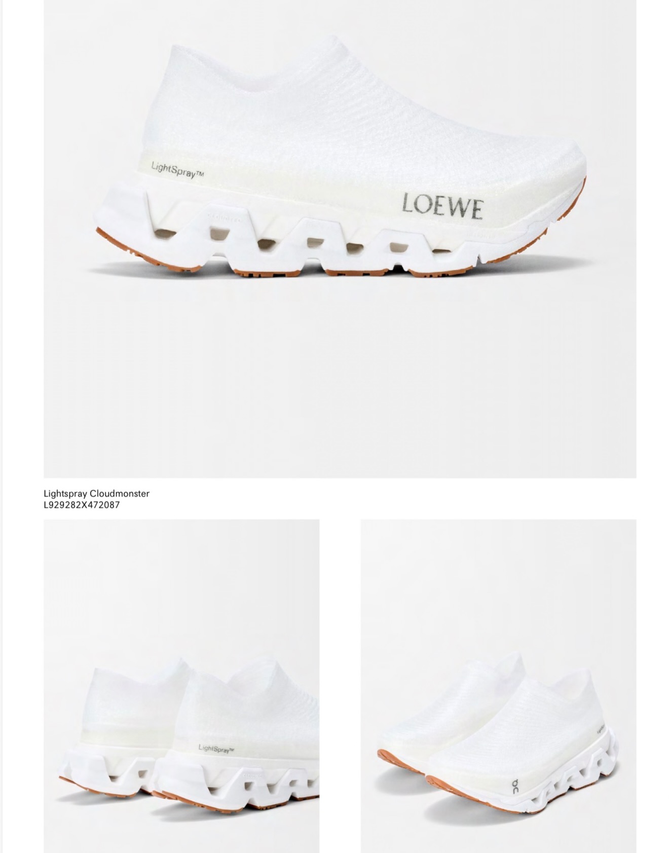 JUST IN: Loewe x On Lightspray Cloudmonster ? The Loewe x On 