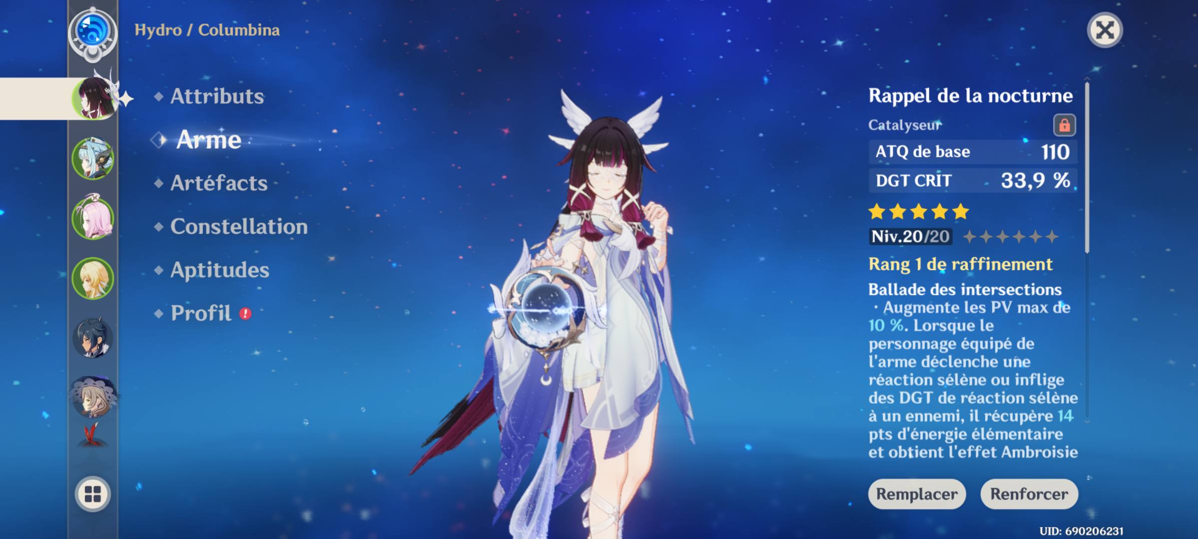 Compte Genshin Impact Avec Cyno + Arme Signature, Nahida, Kazuha - Multiplateforme (PC, PS4, Xbox)