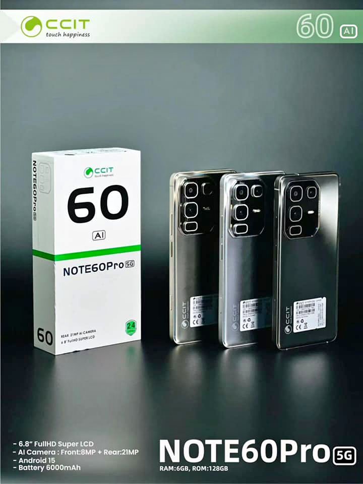 CCIT 60 AI Note60pro (5G) - Cell Phones - Makali, Northern, Sierra ...