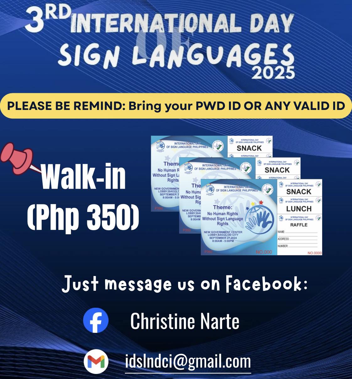 International Day of Sign Languages - NDCI | Bacolod CIty