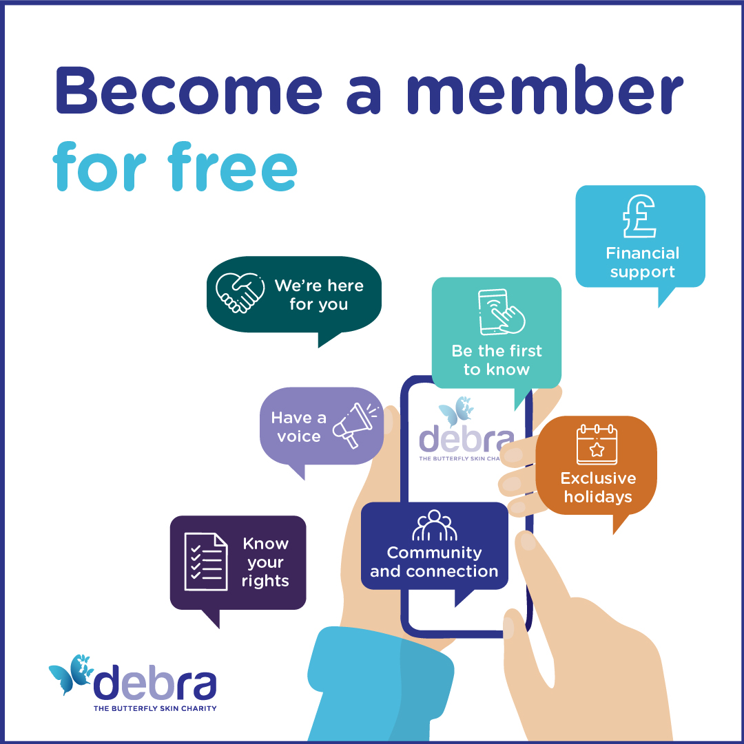 DEBRA - 🦋 Become a DEBRA Member - for FREE! This #EBAwarenessWeek2025 ...