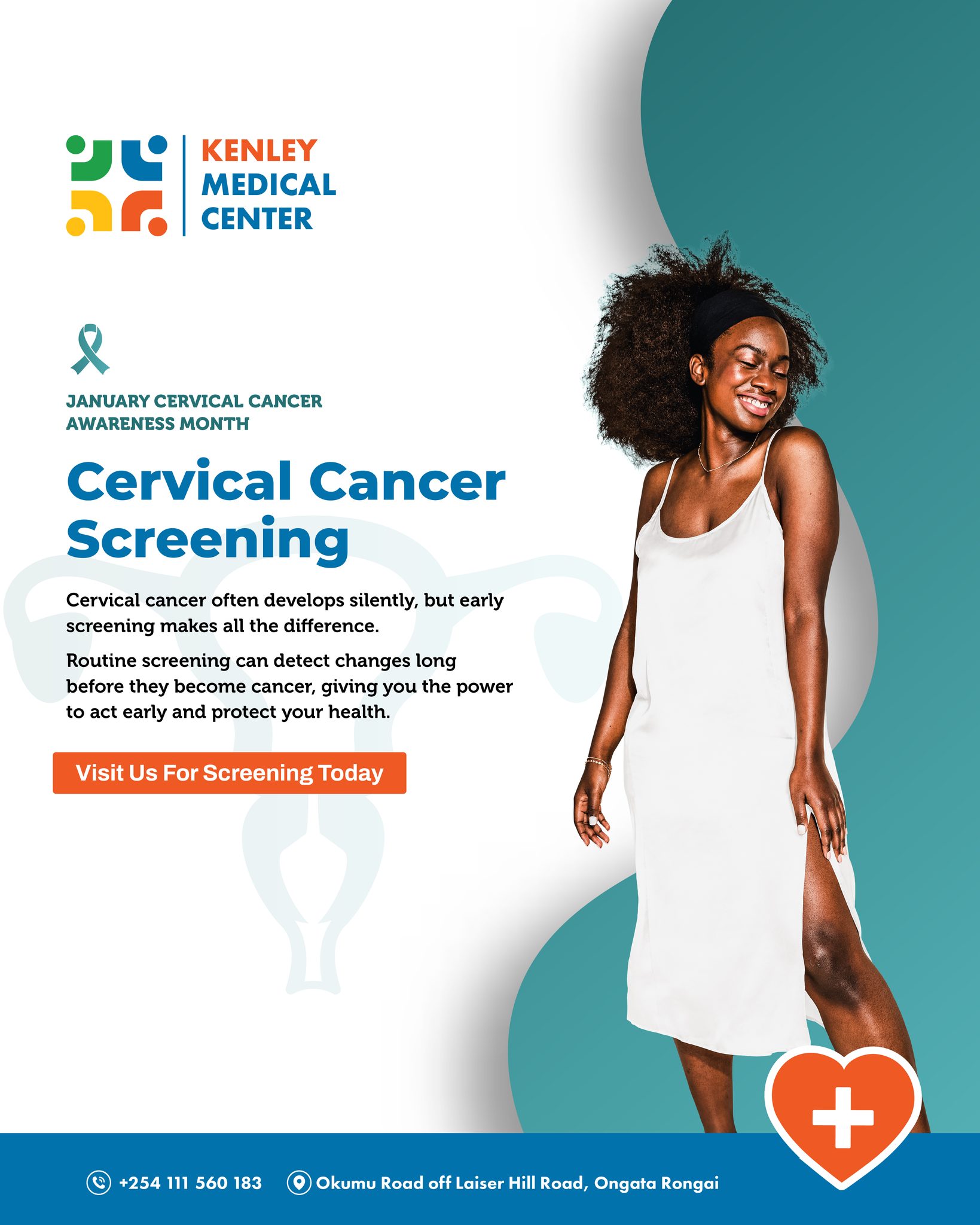 Kenley - Cervical cancer often develops silently, but early screening ...