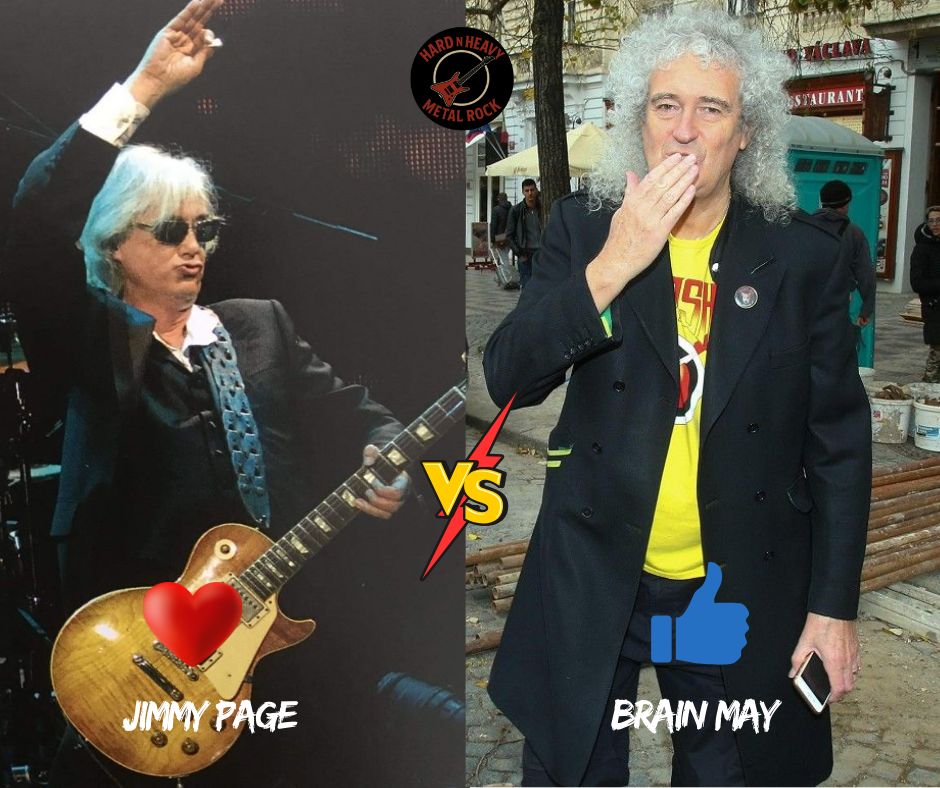 Hard - Jimmy page Vs Brain may 🔥🔥🔥 ️ ️ #jimmypage #brianmay | Facebook