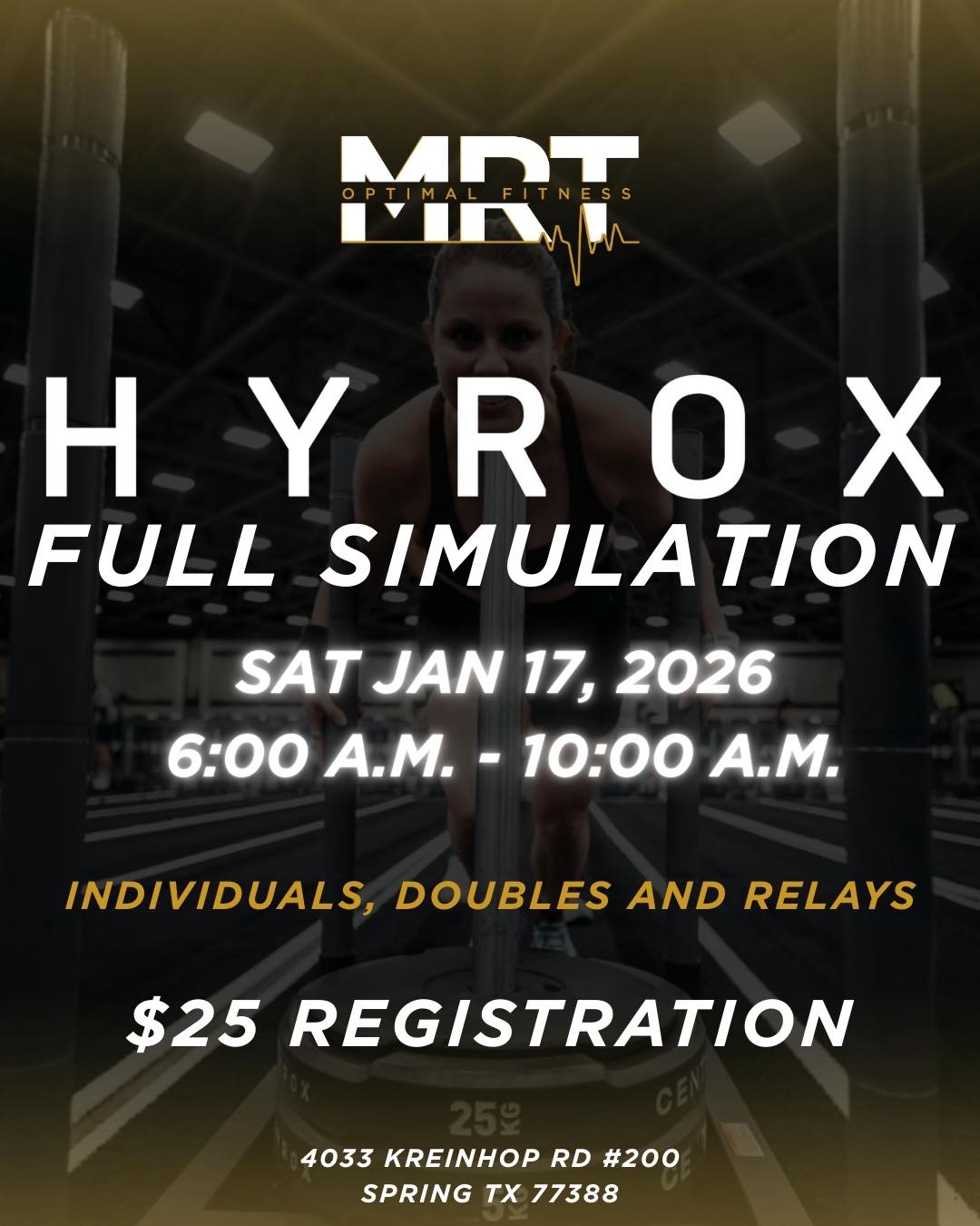 MRT - HYROX FAMILY… it’s time to throw down 😤 On January 17th, MRT is ...