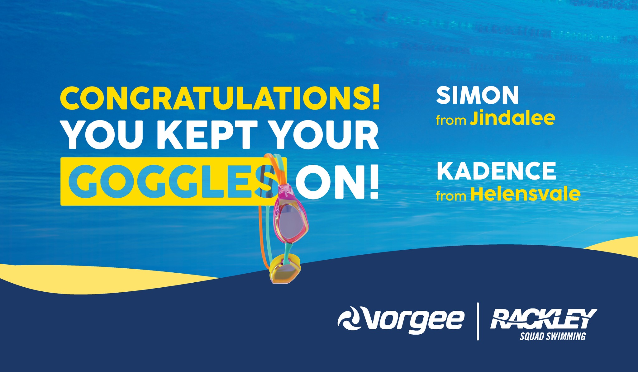 Rackley - 🥽💥 WEEK 7 WINNERS ANNOUNCED! 💥🥽 The ‘Get Your Goggles On ...