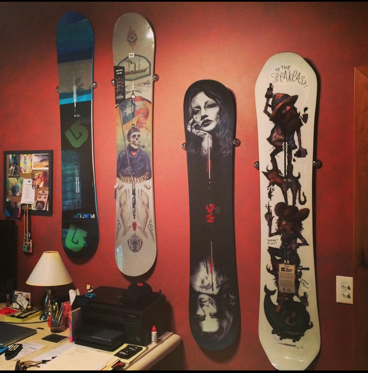 Burton Snowboards Custom, #shawnwhite Pro model (Olympic Board 