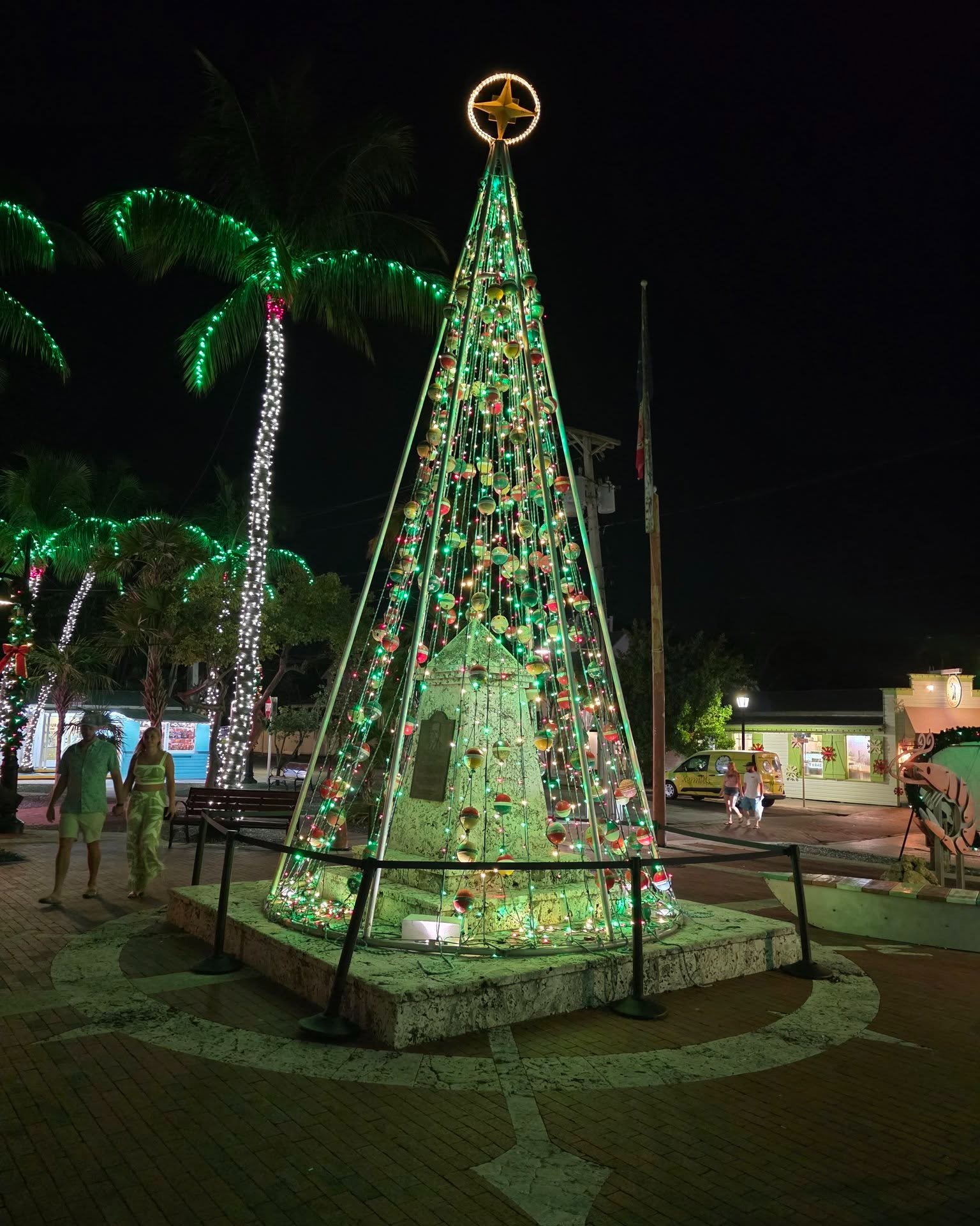 Key - There’s something extra special about the Christmas tree glowing ...