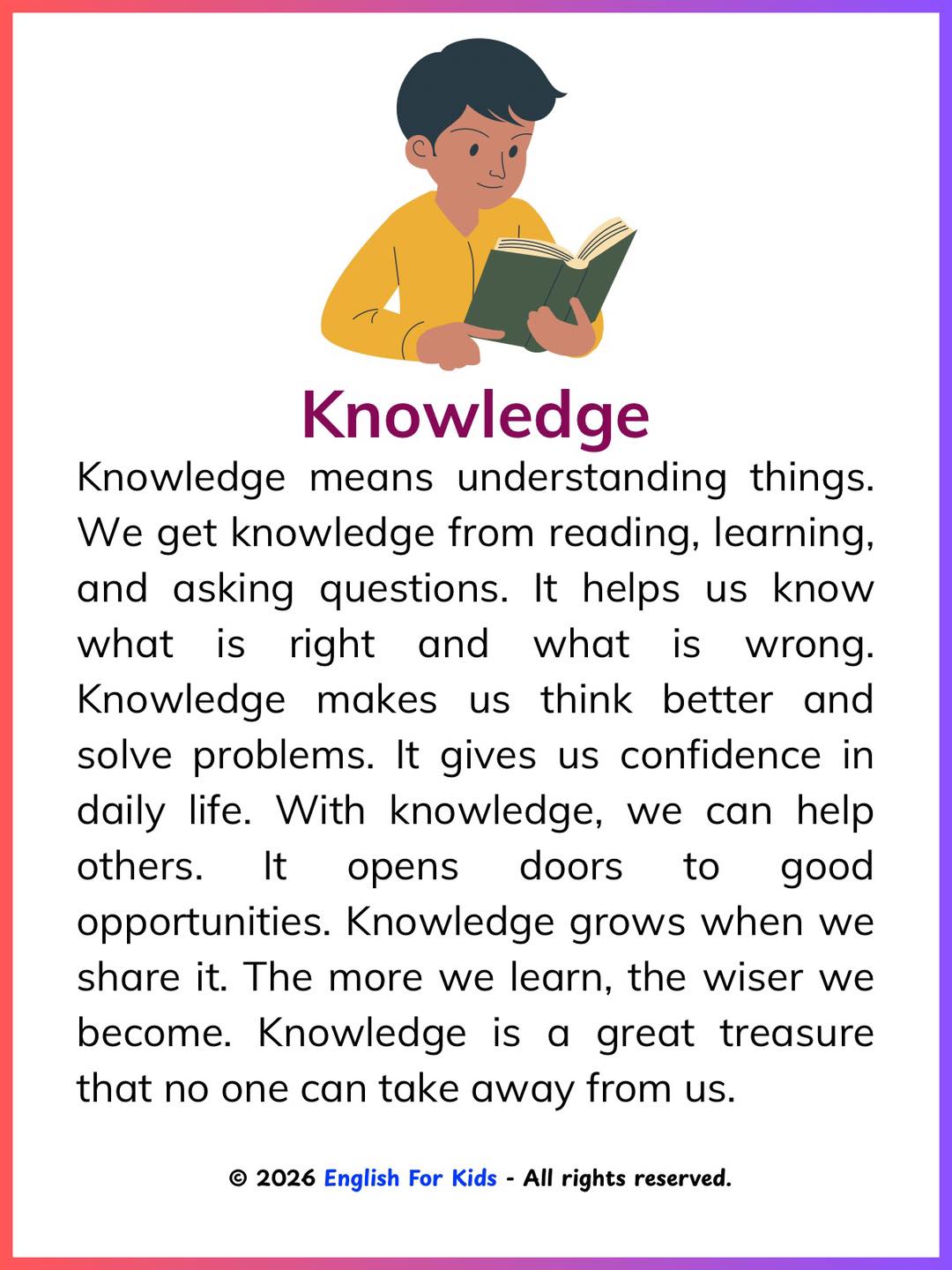 English - Knowledge 🌿 . . . #knowledge #knowledgeispower # ...