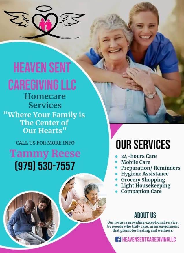 Heaven Sent Caregiving, LLC | Bellville TX