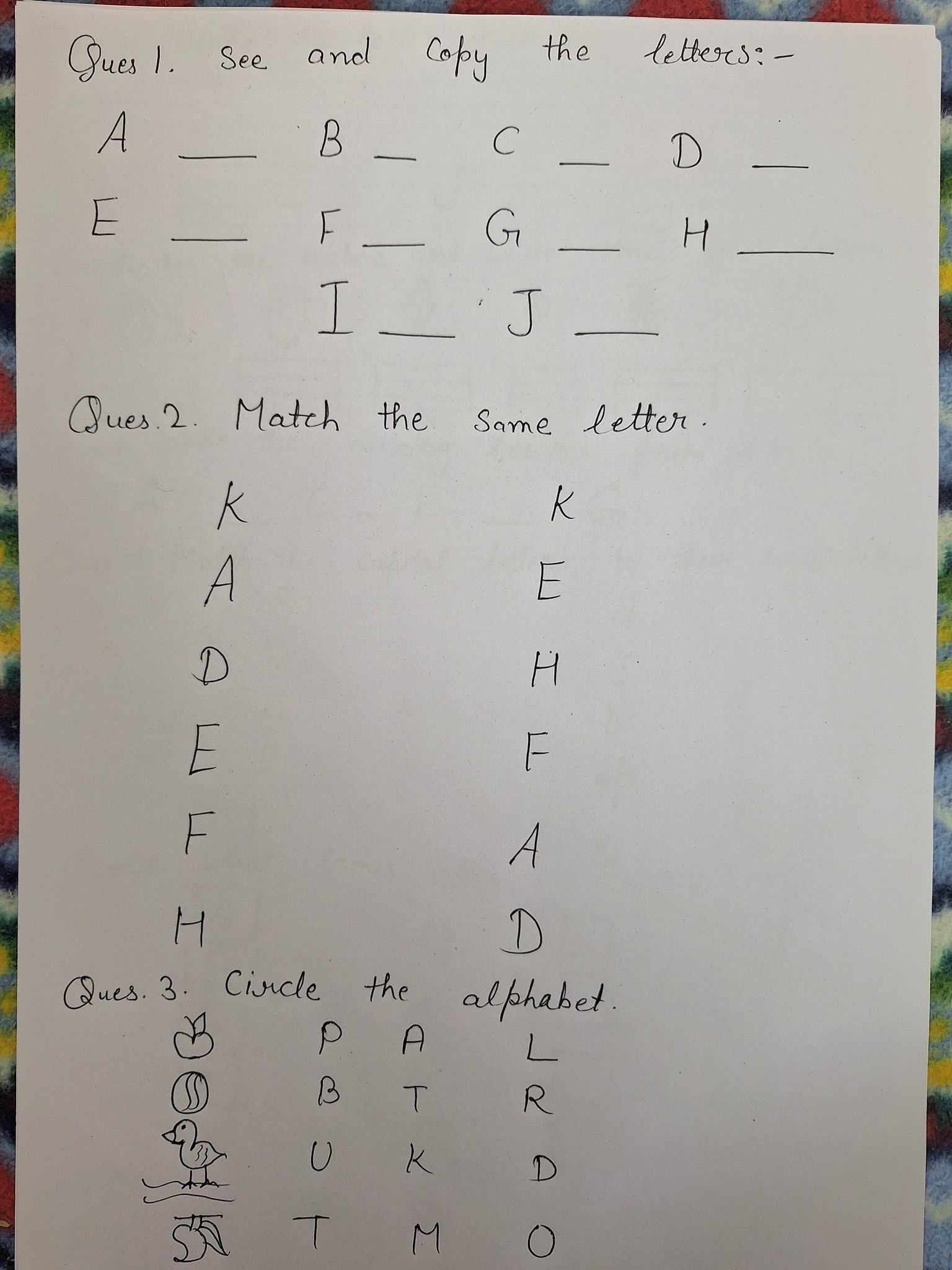 Kids learning activities | Una