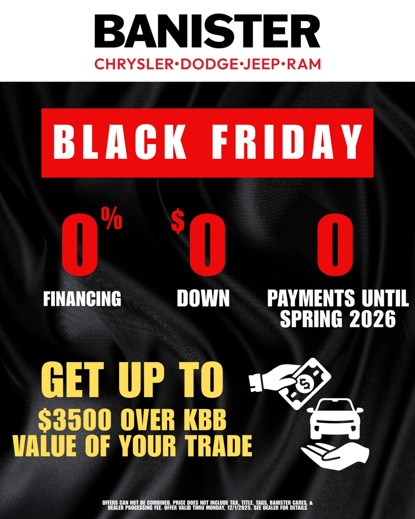Black Friday... - The New Banister Chrysler Dodge Jeep Ram | Facebook