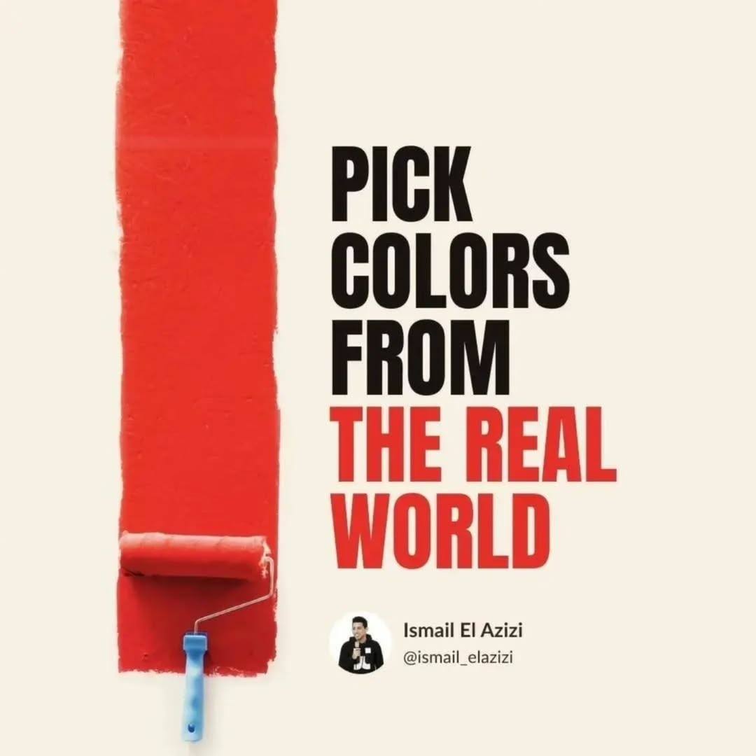 Figma | UI UX Community | Pick Colors from the Real World by Ismail El ...