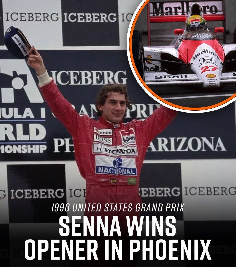 March 12, 1990 Ayrton Senna won the United States Grand Prix at