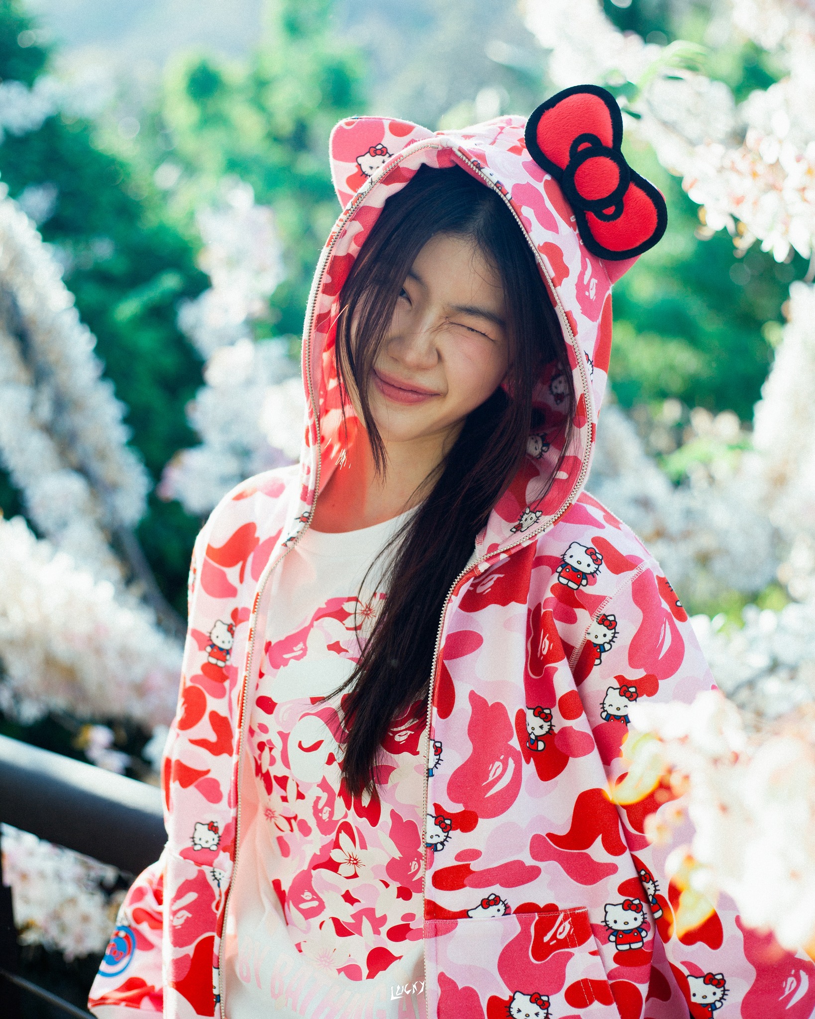 BAPE Hello Kitty Camo Full Zip Hoodie Available Now. Starting 
