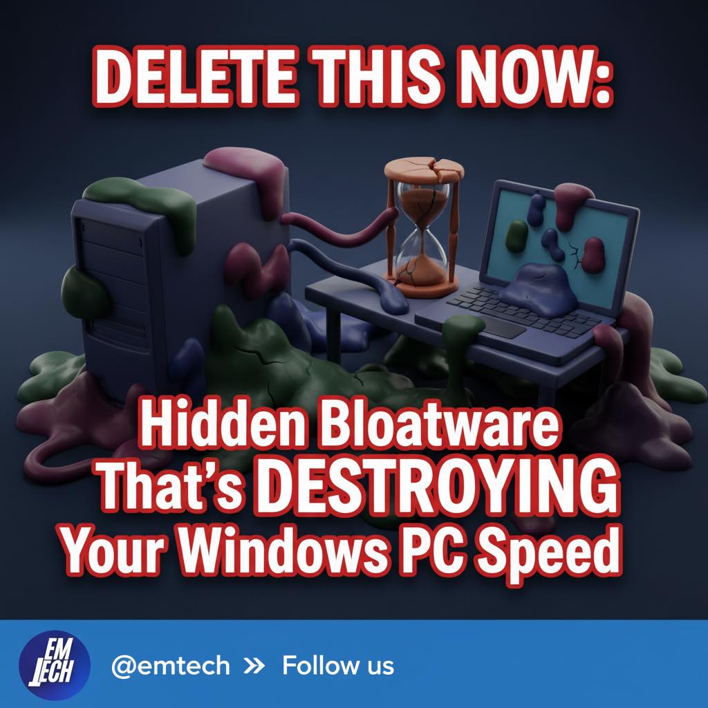 Emdottech - Ever wonder why your Windows PC feels like it's running ...