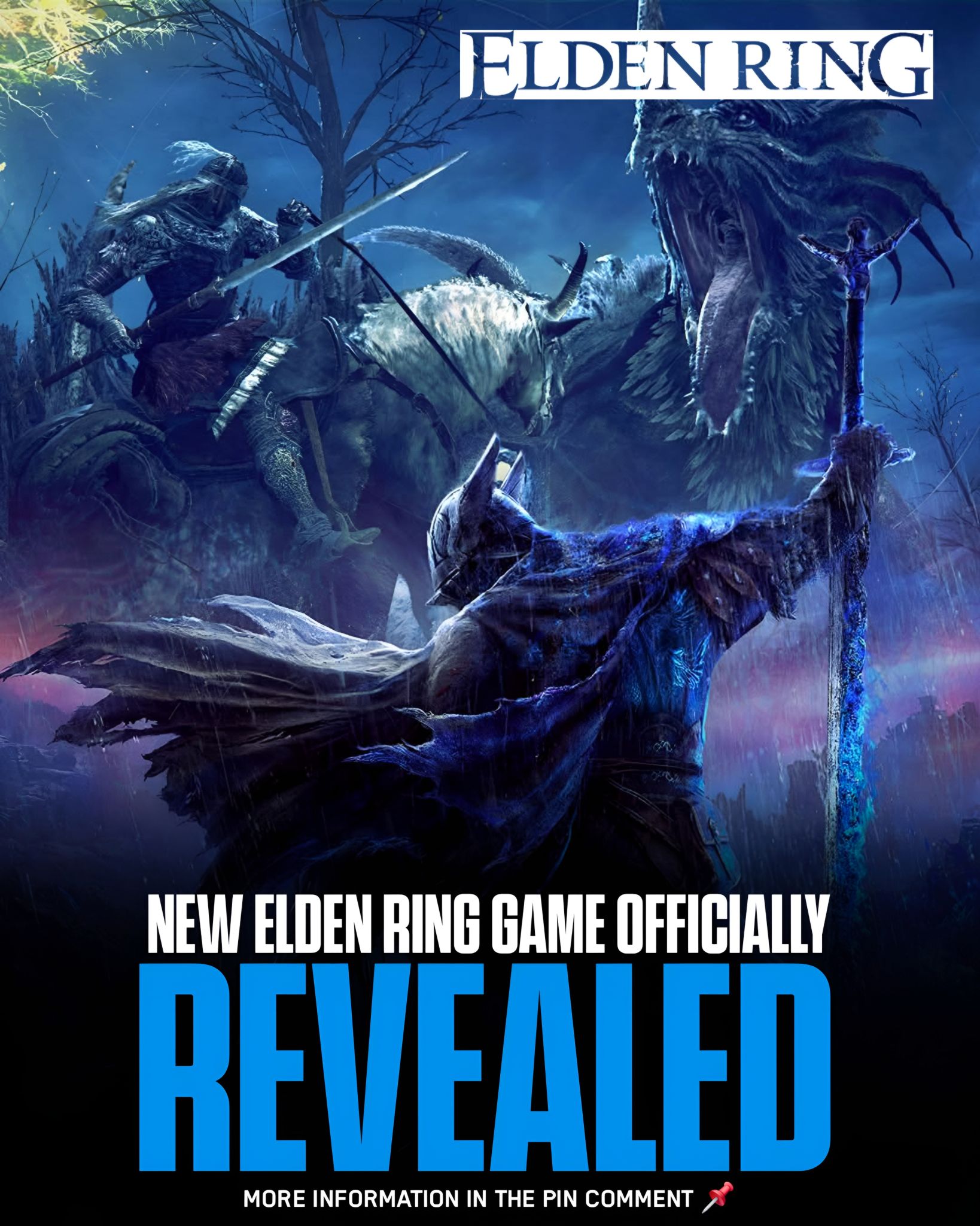 First Poster for 'ELDEN RING: NIGHTREIGN' revealed! #TheGameAwards
