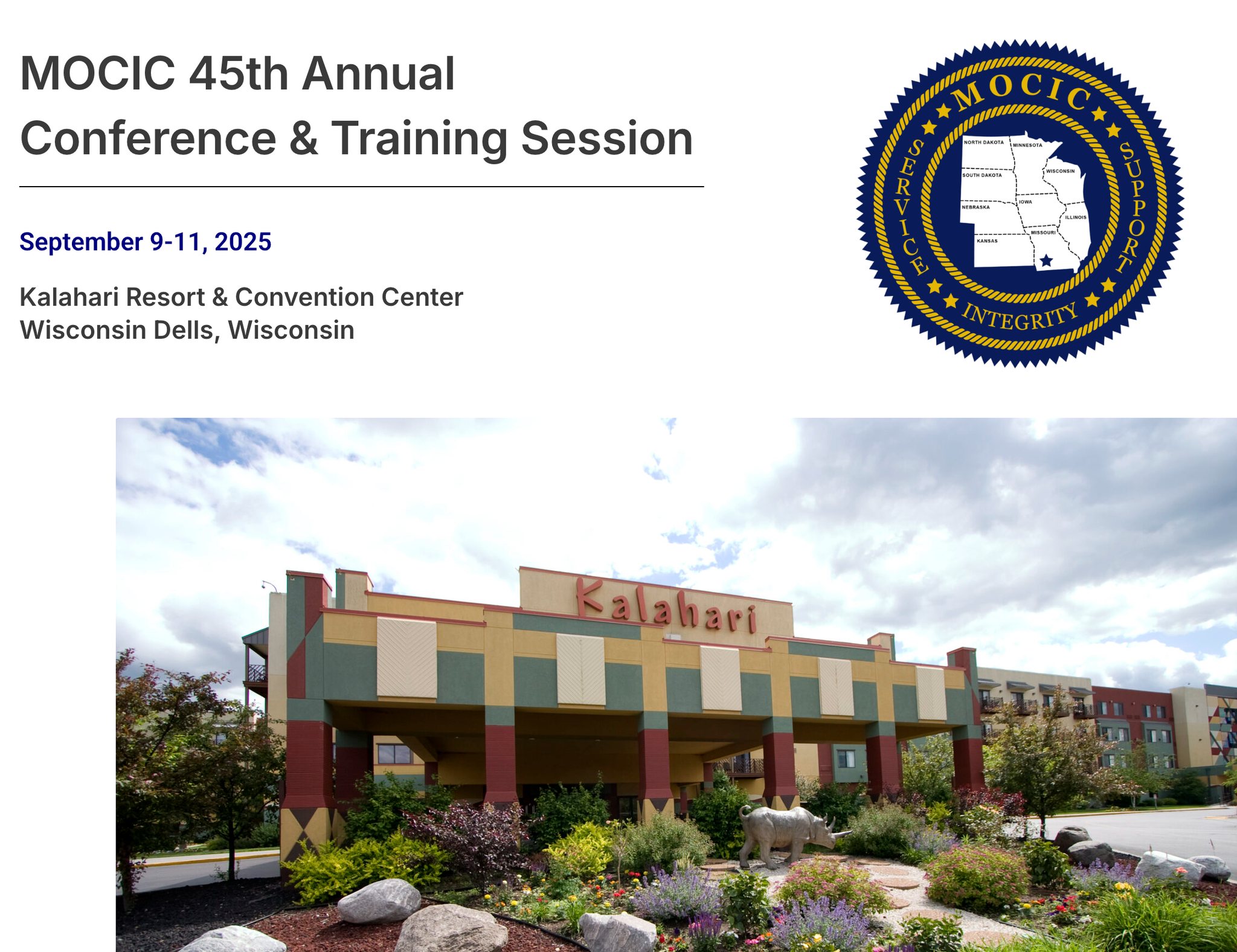 MOCIC 45th Annual Conference & Training Session
