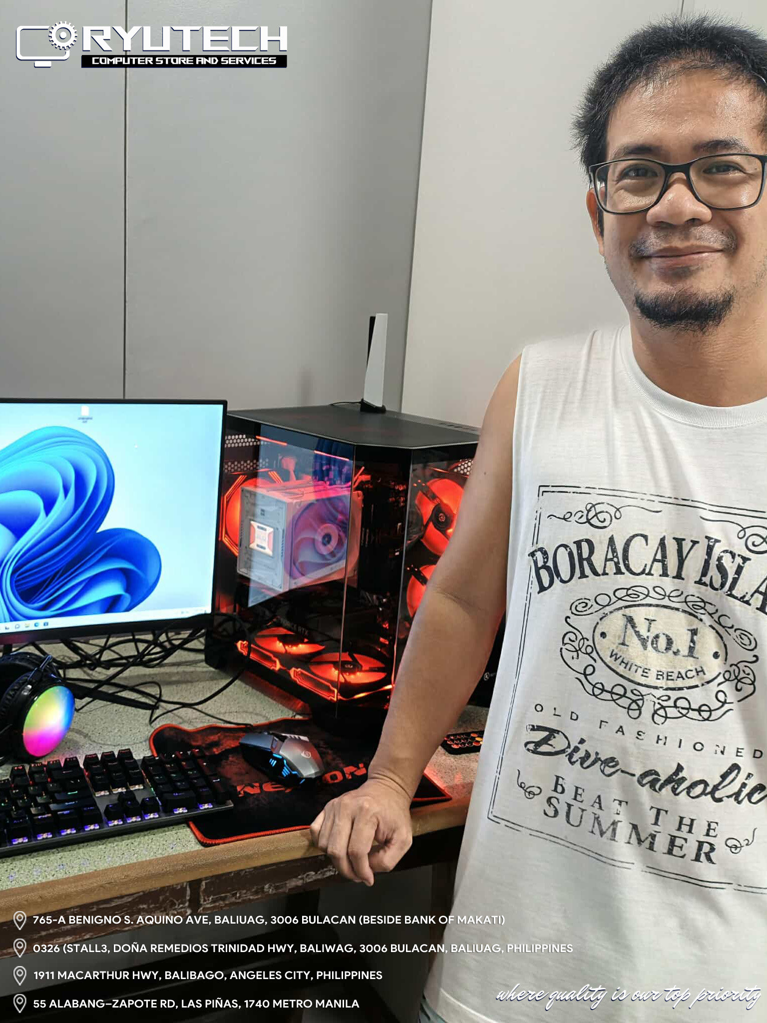 Ryutech - 💻🔥 Custom Build Delivered — Client from Bocaue! 🔥💻 A powerful ...