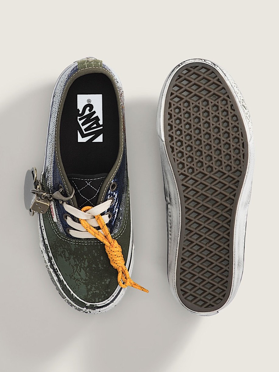 The Vans LX Authentic 44 Pony Hair shows up in Marshmallow and a