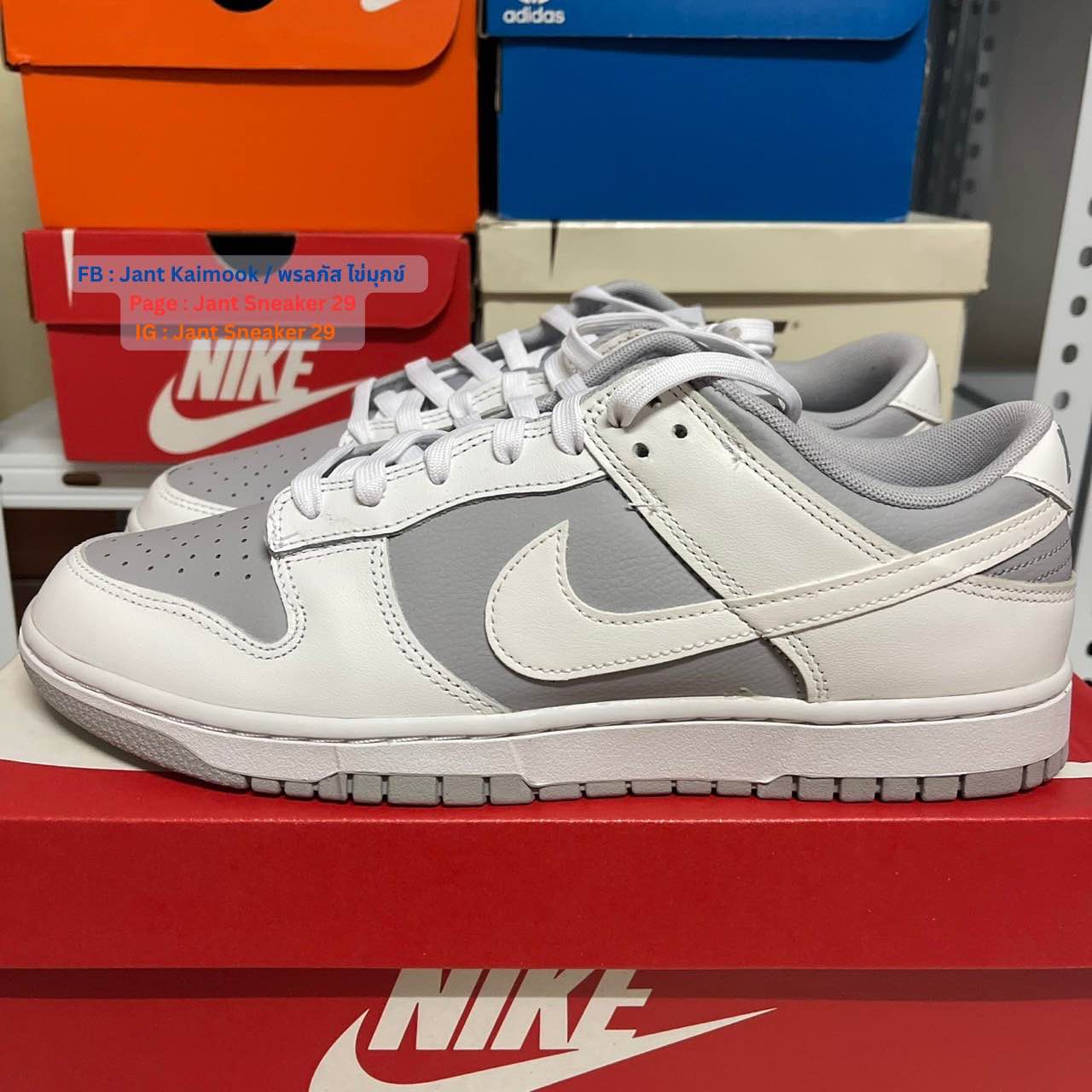 Nike Dunk Low White Grey ?? ?Size : 44.5 / 10.5 US / 28.5 CM 