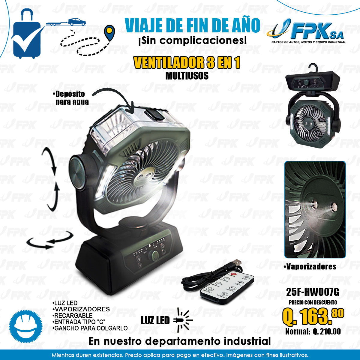 🌬️ ¡Enfría tu espacio y viaja hacia... - FPK Repuestos S.A. | Facebook