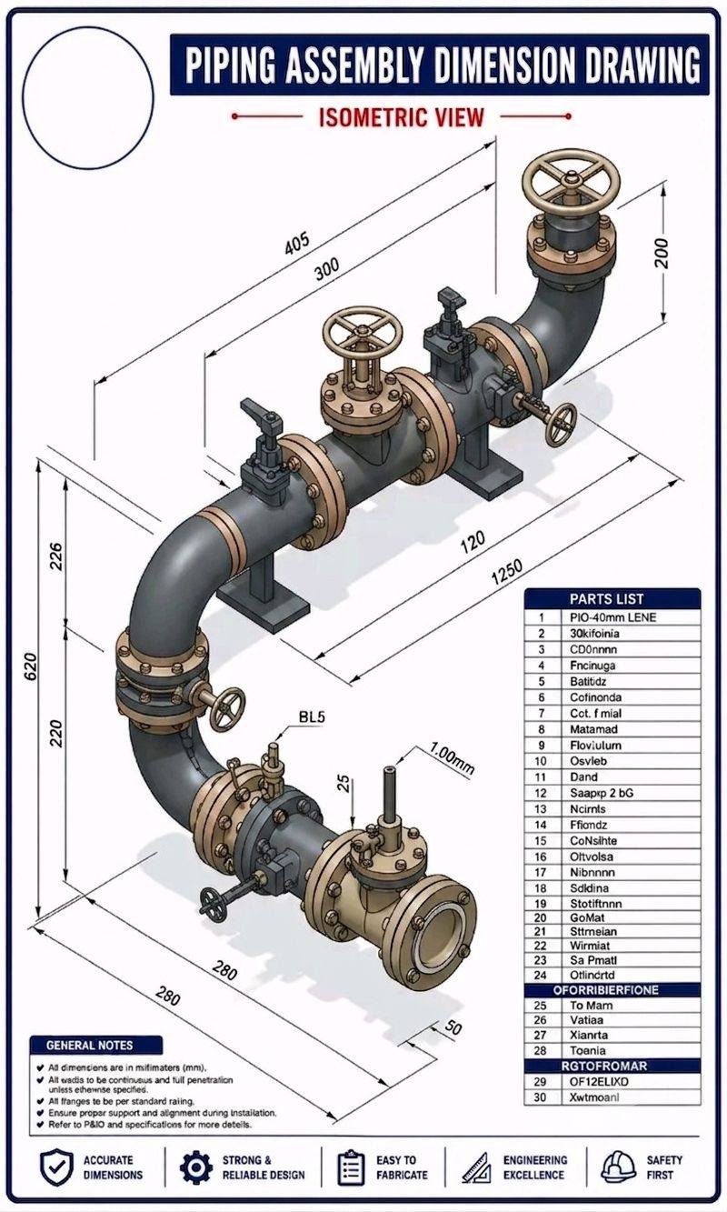 Understanding piping isometric drawings for engineers