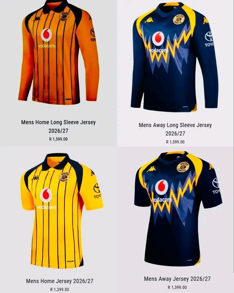 Kaizer Chiefs 2026/27 Kappa kit prices revealed
