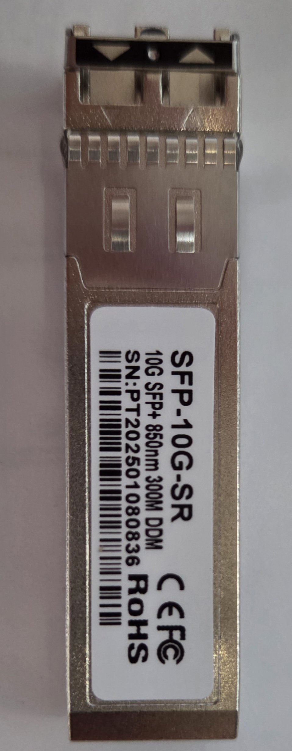 Are SFP modules compatible with OM1 fiber?