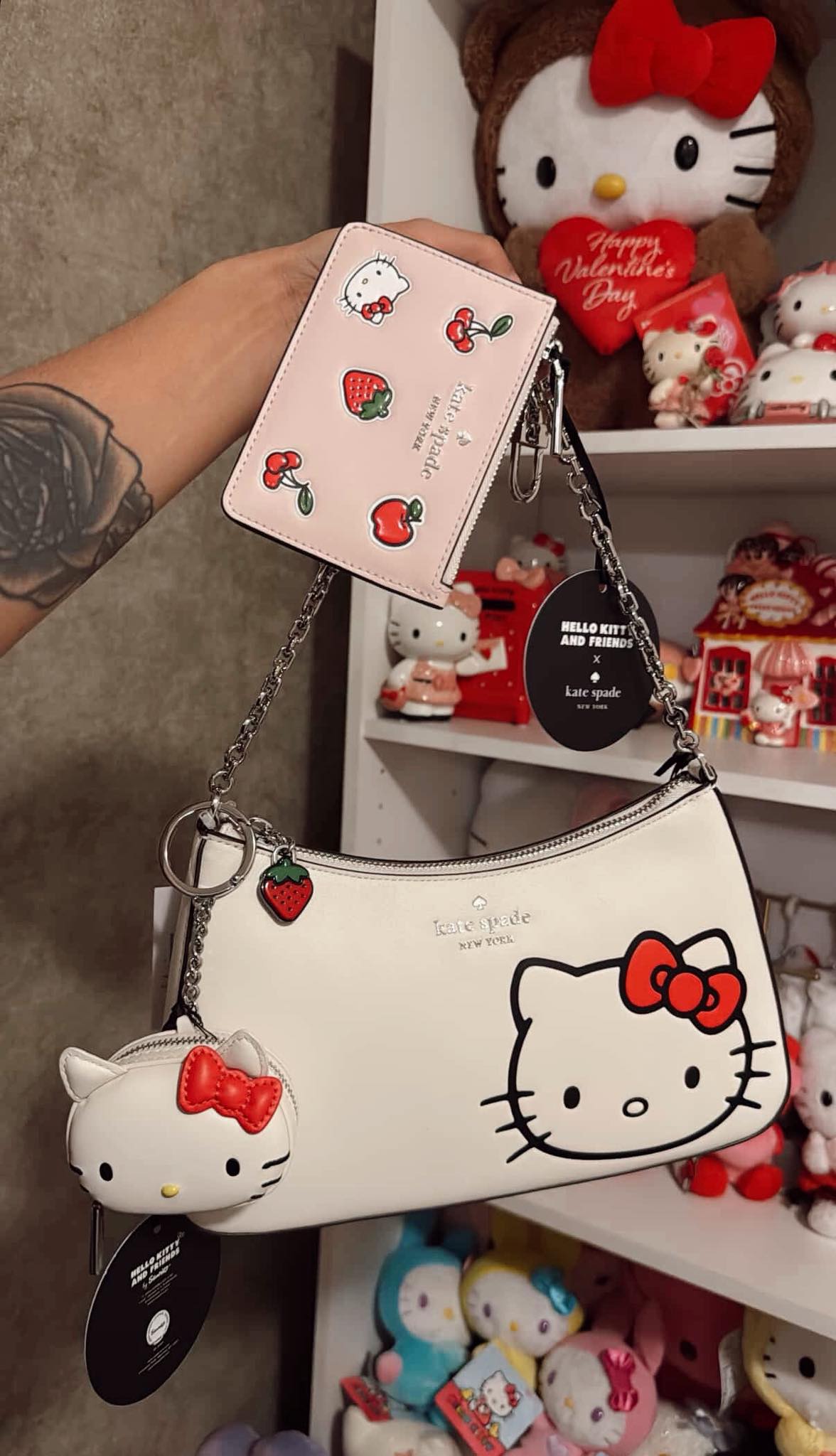 I had to order my Kate Spade Hello Kitty bag to be shipped since