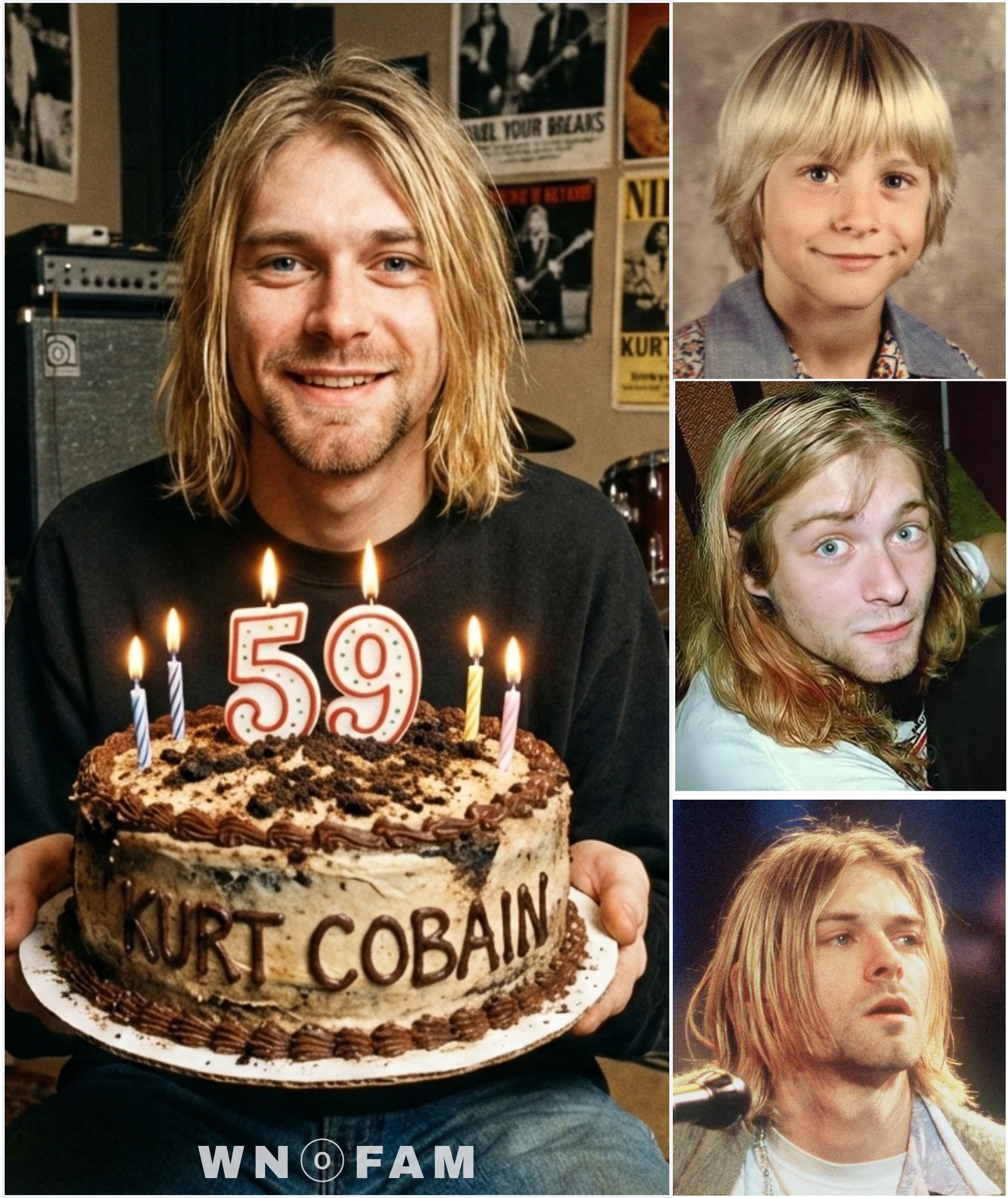 Wild'N - Happy 59th Birthday to the unforgettable Kurt Cobain! 🎂👑🎉🎸🖤 As ...