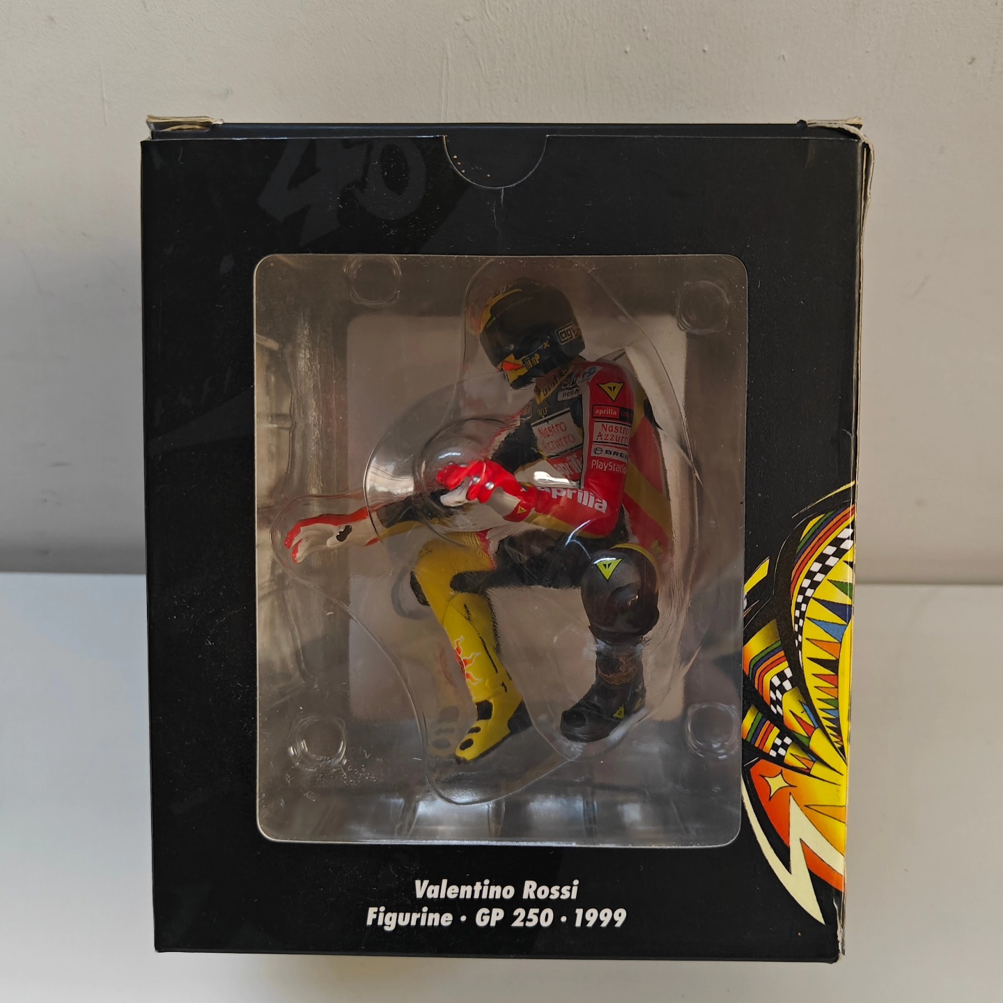 €65 - Minichamps 1:12 Valentino Rossi Figurine GP 250 1999