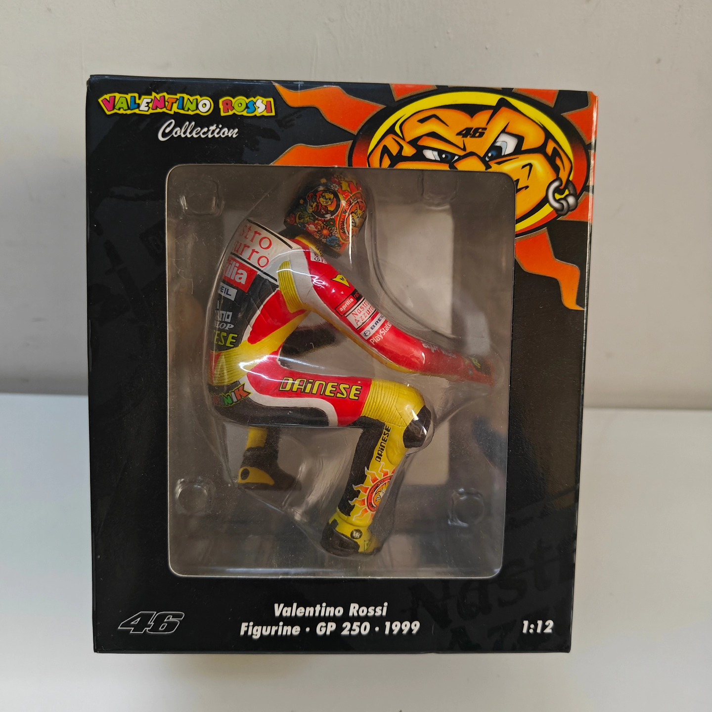 €65 - Minichamps 1:12 Valentino Rossi Figurine GP 250 1999