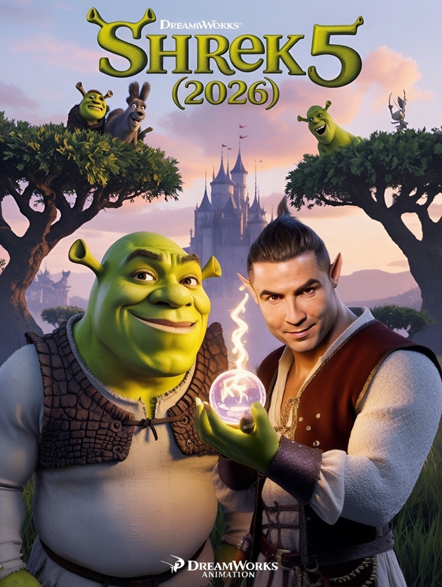 News - 🎬 SHREK 5 (2026)- Ronaldo CR7 👉 Starring: Mike Myers, Zendaya ...